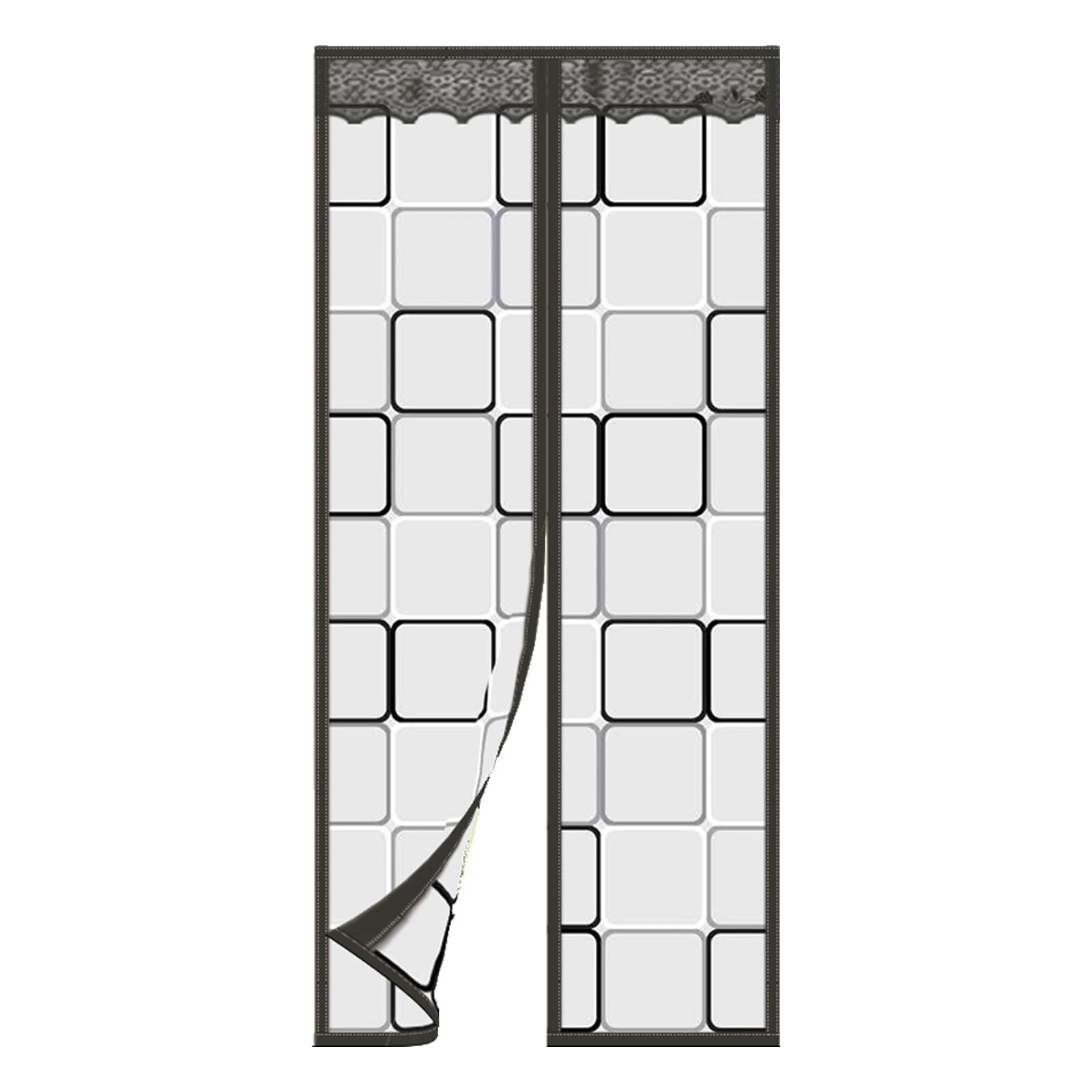 Magnetic Thermal Insulated Door Curtain-Fit Doors Size Up to 36"x96",Waterpro...