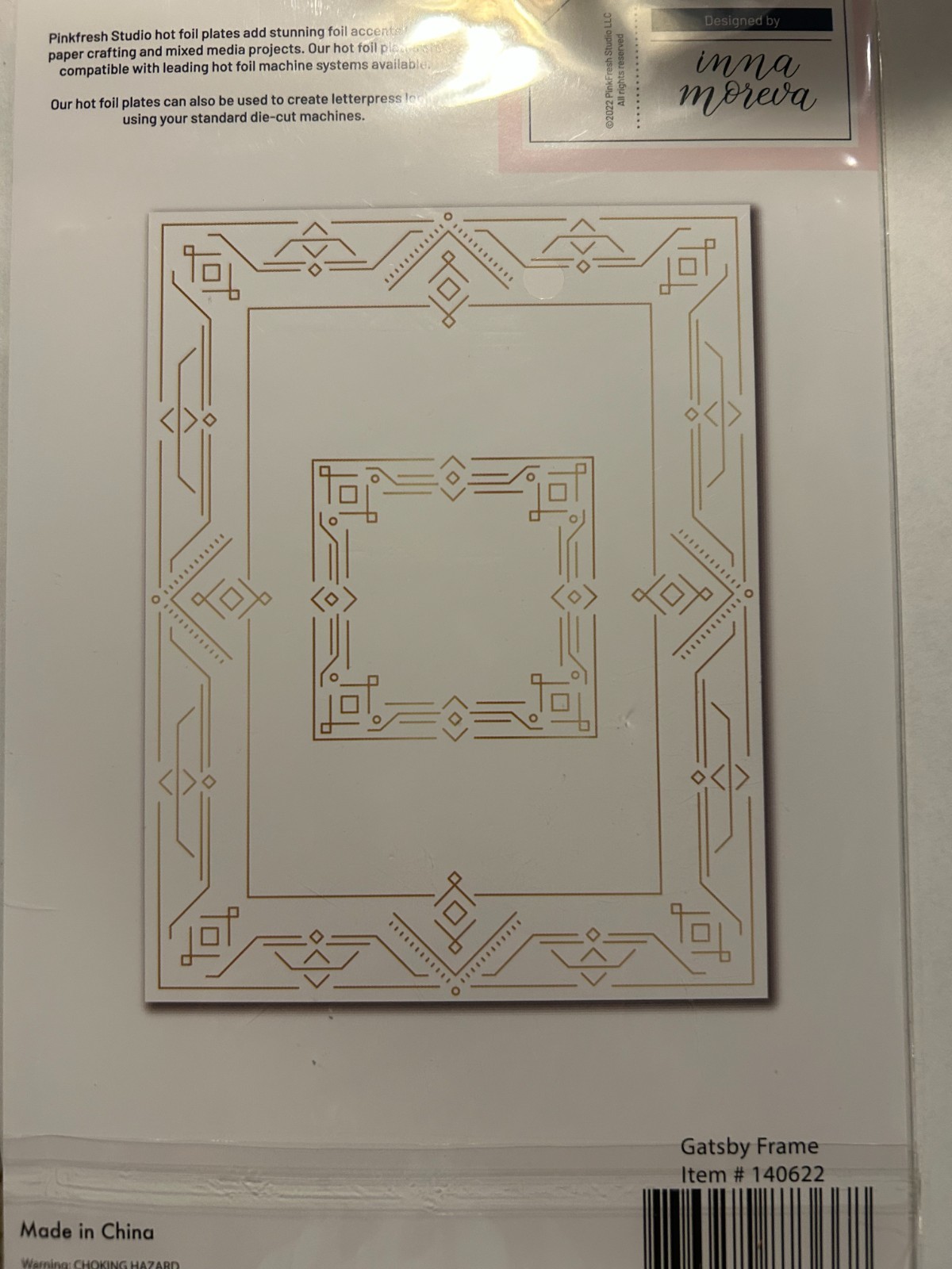 Pinkfresh Studio Gatsby Frame Hot Foil Plate Set