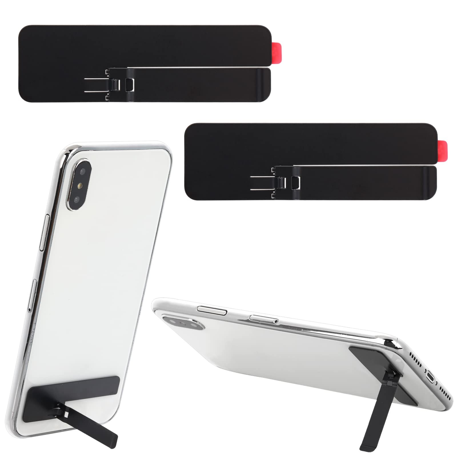 2 Pcs Ultra-Thin Invisible Kickstand, Adjustable Vertical and Horizontal Plac...
