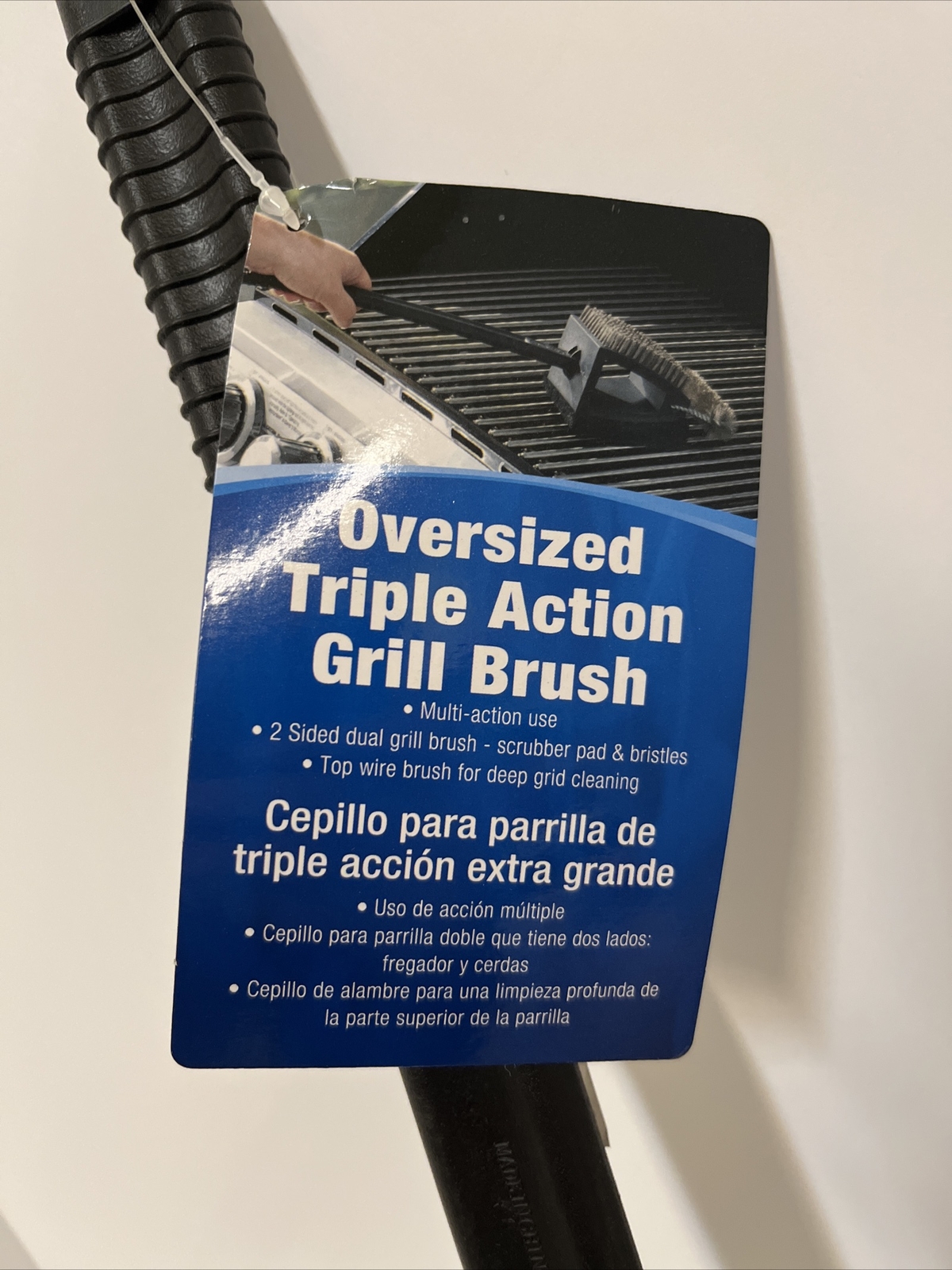 Mr Bar-B-Q Oversized Triple Action BBQ Grill Brush #507325