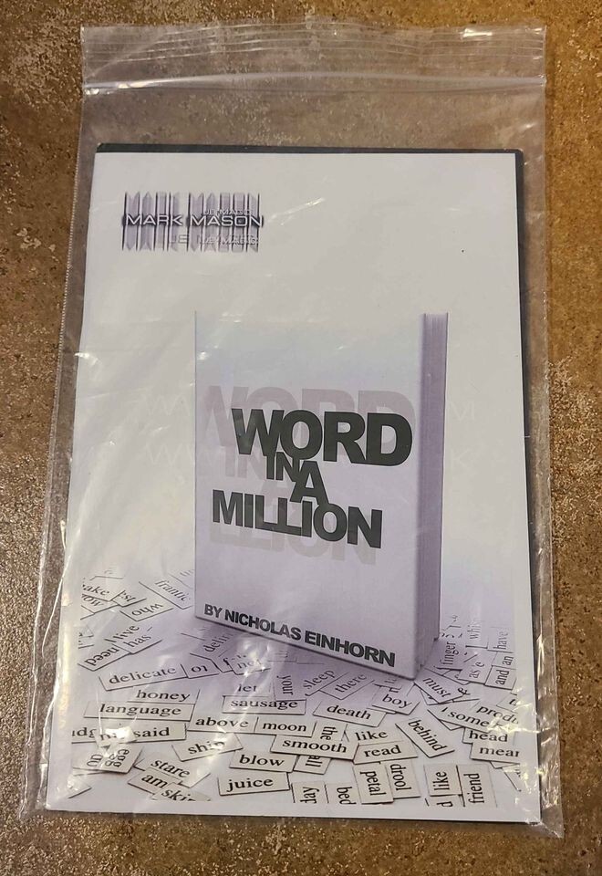 Word In A Million by Nicholas Einhorn Magic Trick Mentalism