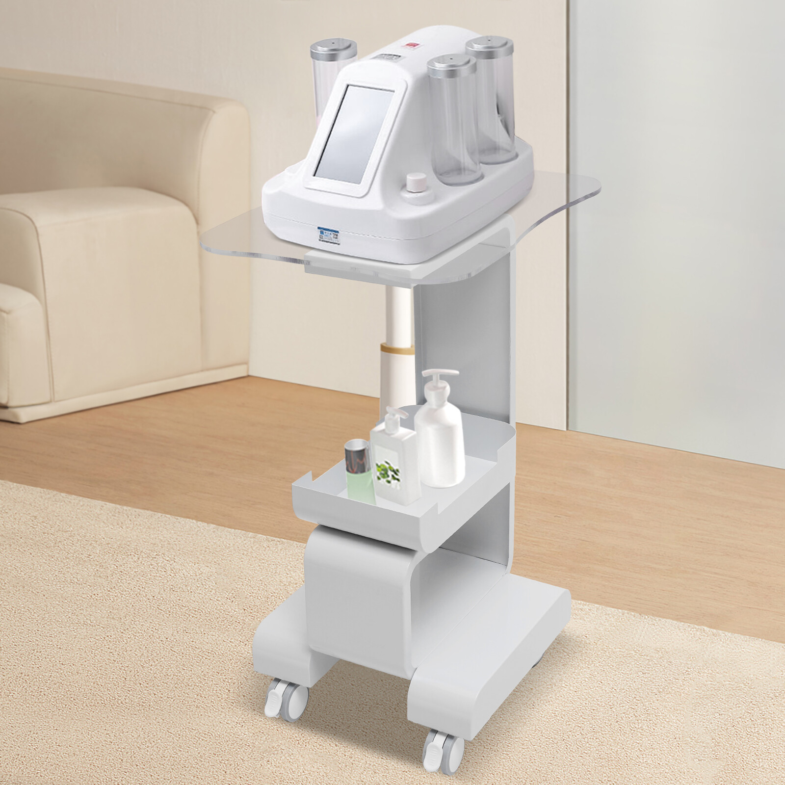 Salon Cart for Beauty Experts, 20kg Load Capacity, Ideal for Organizing Tools
