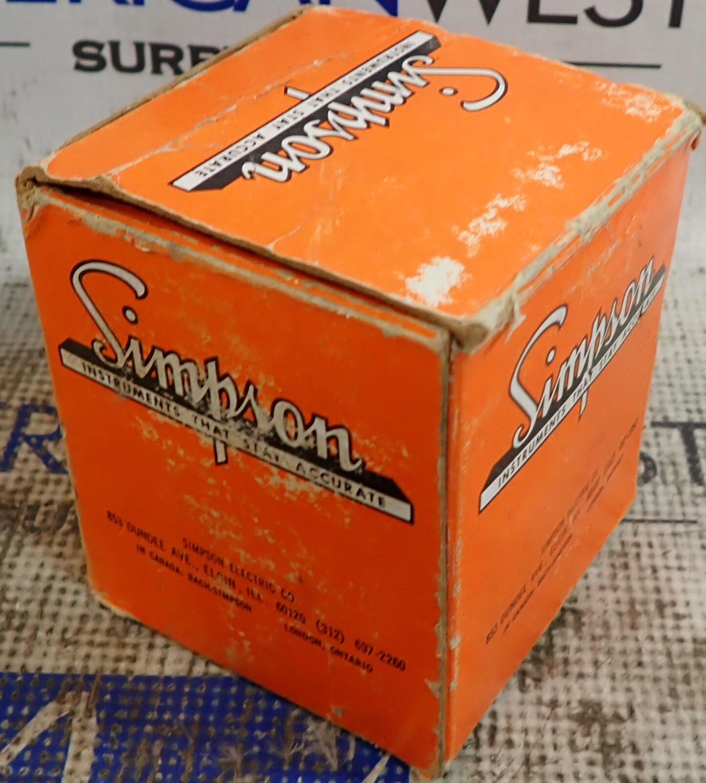 NEW - Simpson Electric Co. Meter Model 1227 Rated 1100VAC