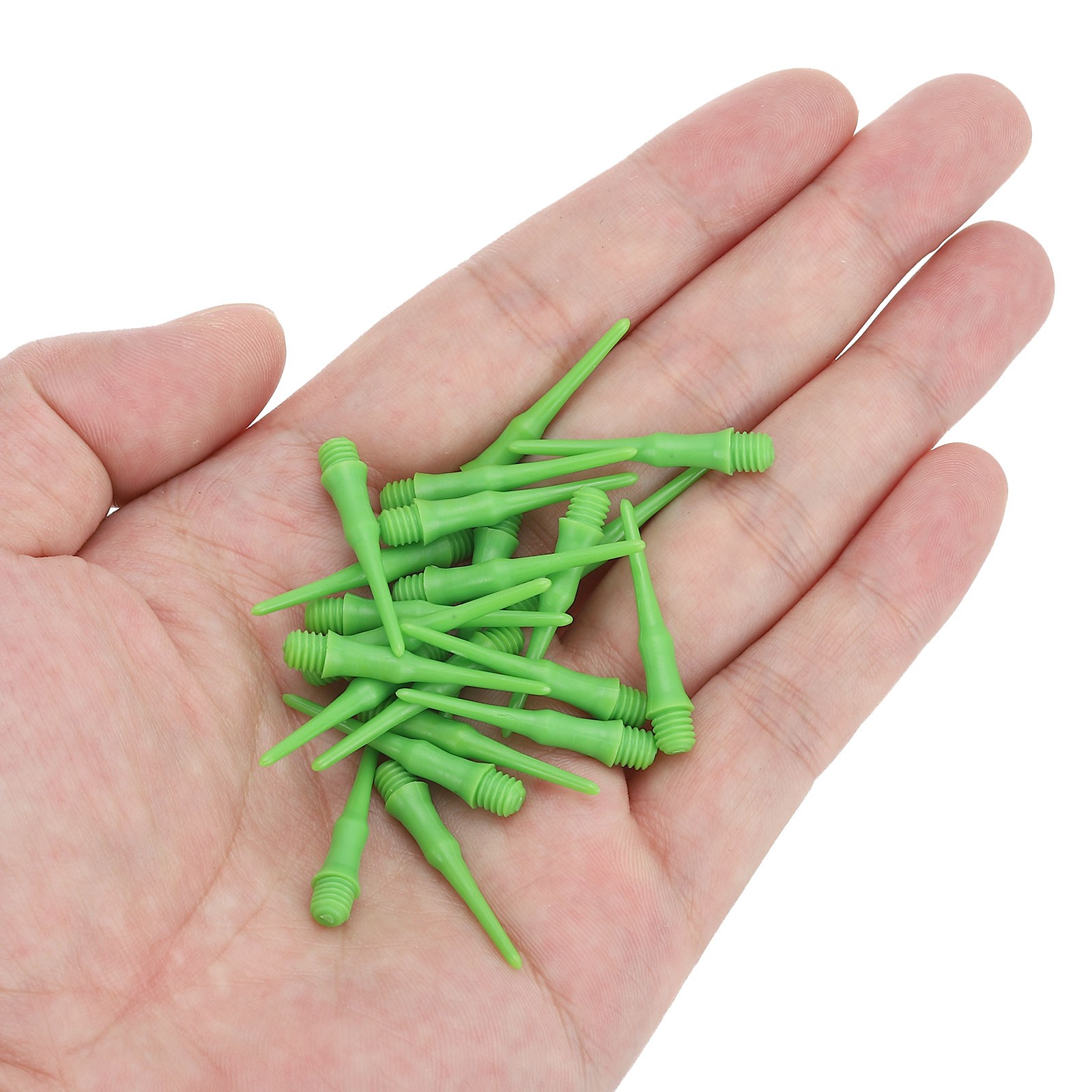 90Pcs 2BA Thread Plastic Soft Dart Tips Replacement Dart Accessories, Green