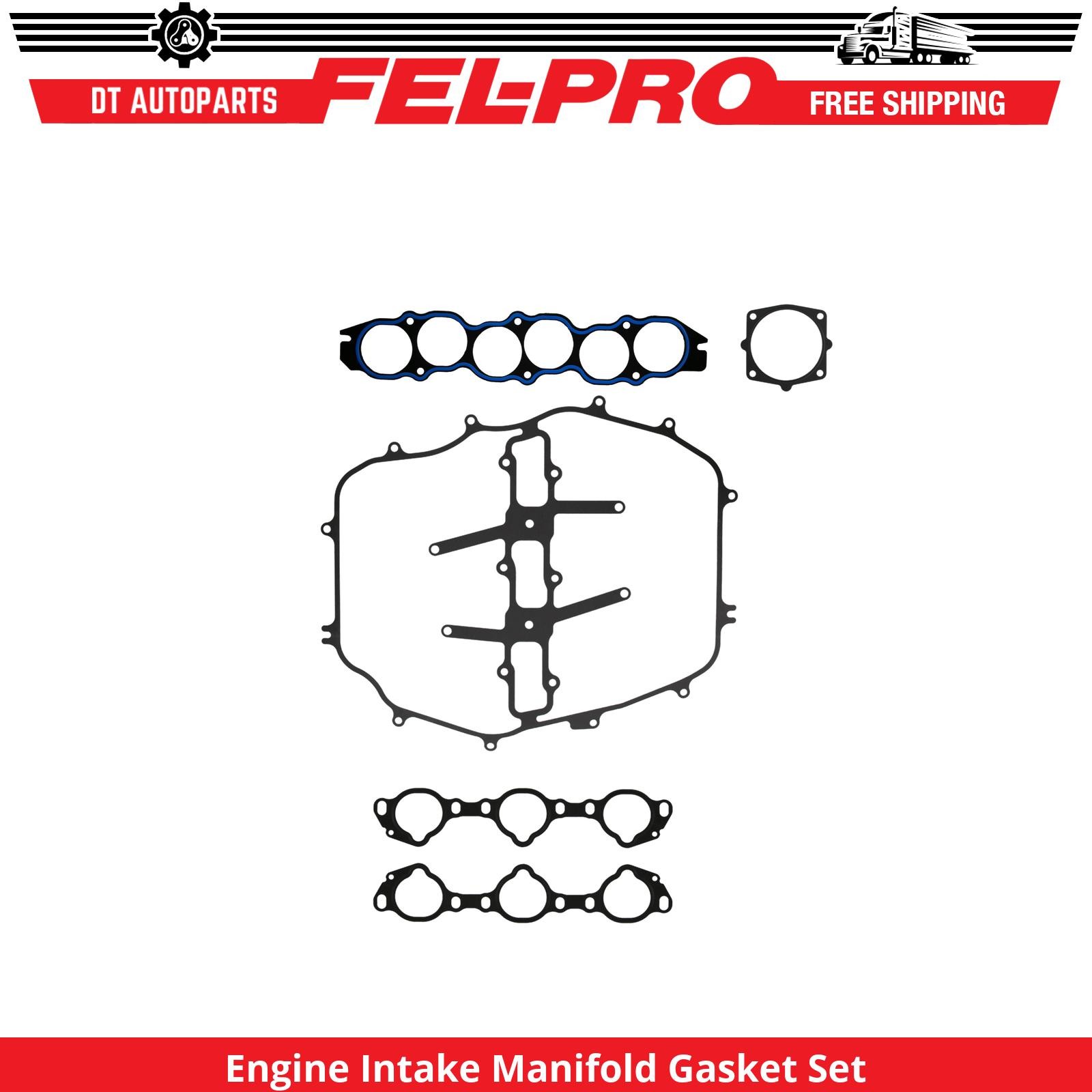 For 03-07 INFINITI G35 Engine Intake Manifold Gasket Set Lower and Upper Fel-Pro