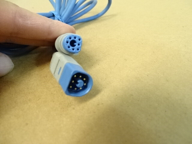 Philips Compatible SpO2 Adapter Cable M1941A 8 pin to 8 pin, 7 ft.