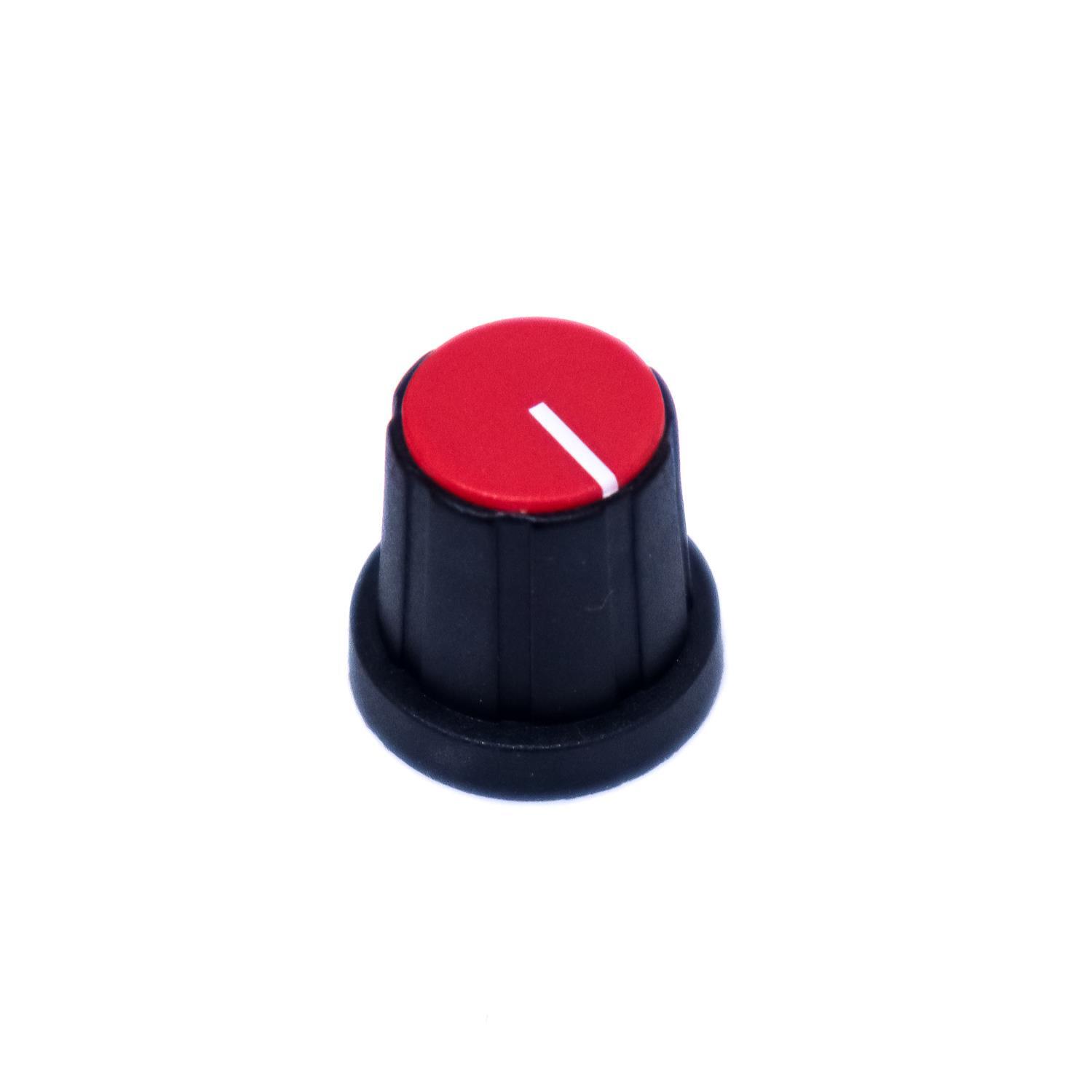 PixelGear Black D-Shaft Knob with Red Cap for Lexicon PCM41, PCM42 PCM 41 42