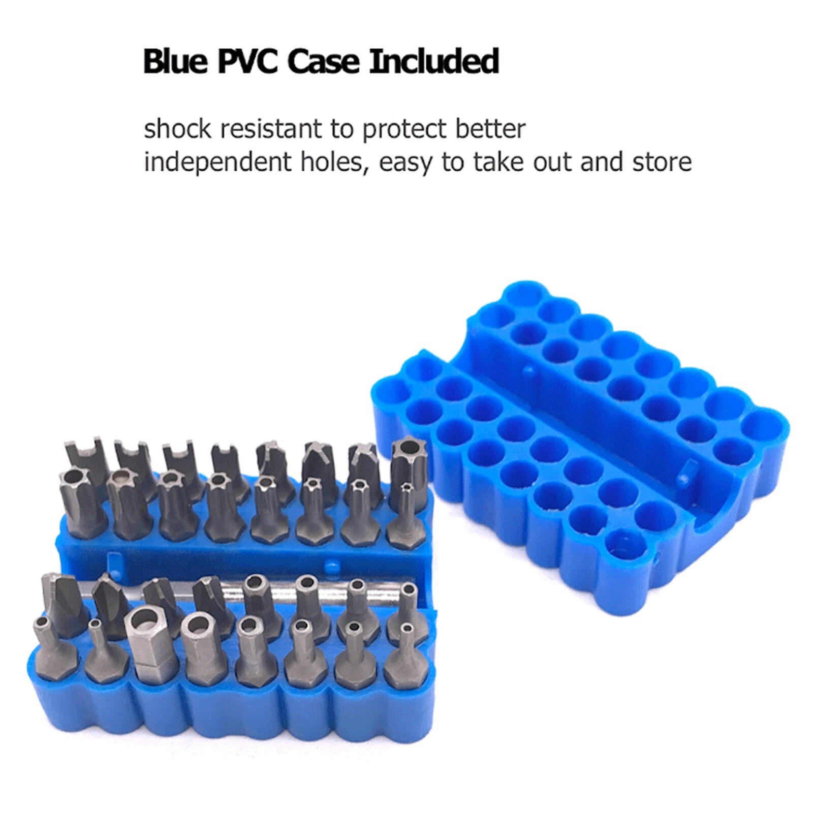 33-Torx Tamper Proof Security Torq Hex Star Spanner Tri Wing Screwdriver Bit Set