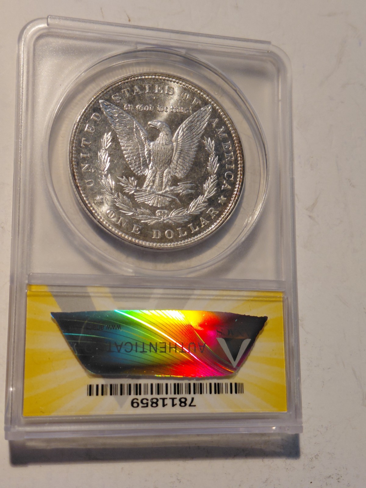 1888 Morgan Silver Dollar MS 62P/L ANACS