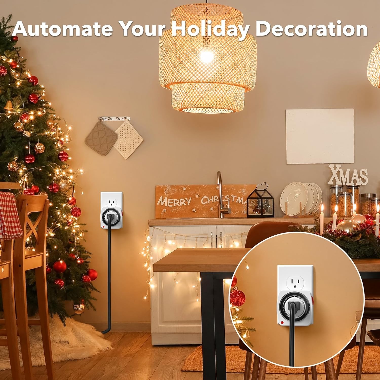Automate Your Day: 24-Hour Mechanical Timer with 15-Minute Scheduling Options
