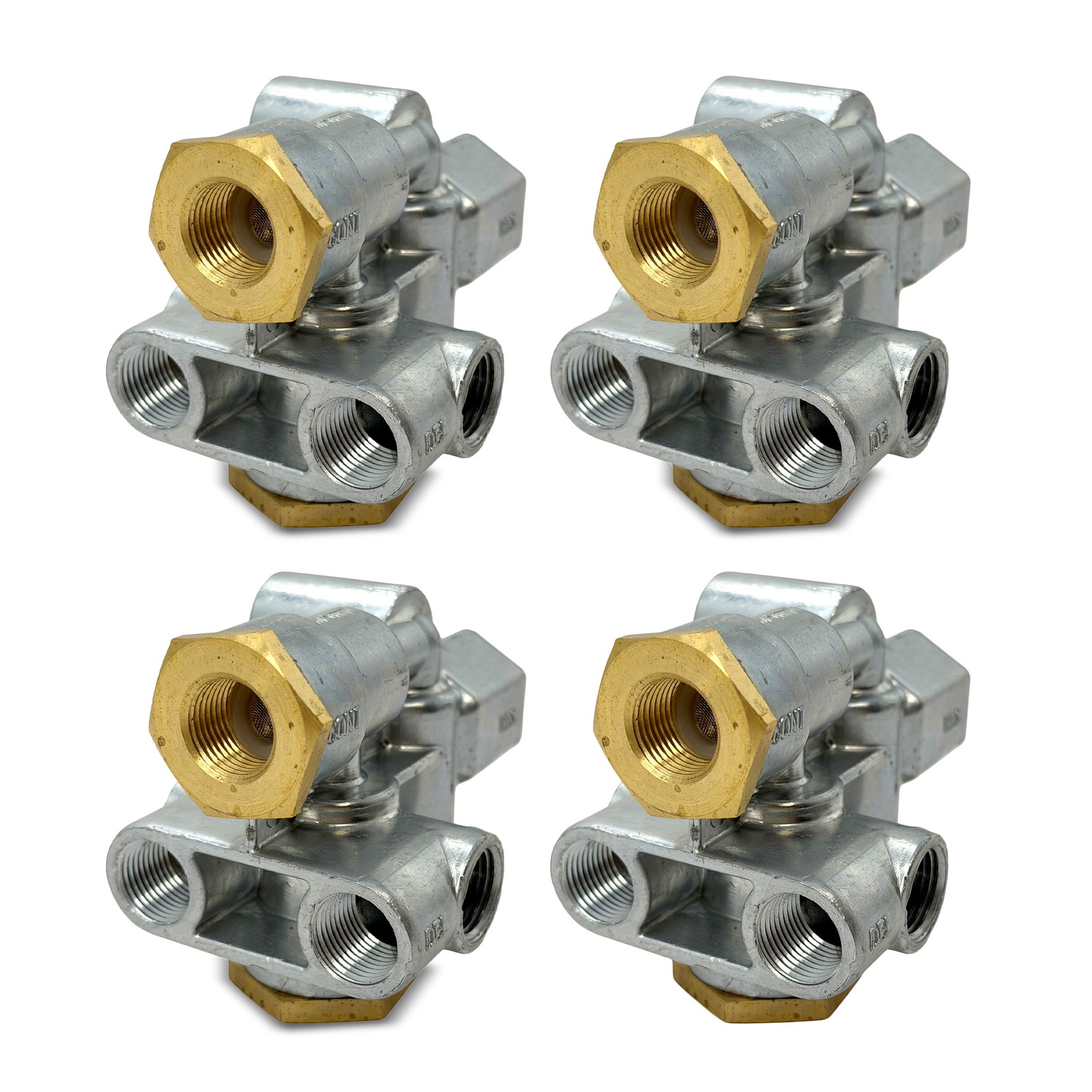 Set of 4 Trailer Spring Brake Parking Brake Control Valve Replaces Sealco 110500