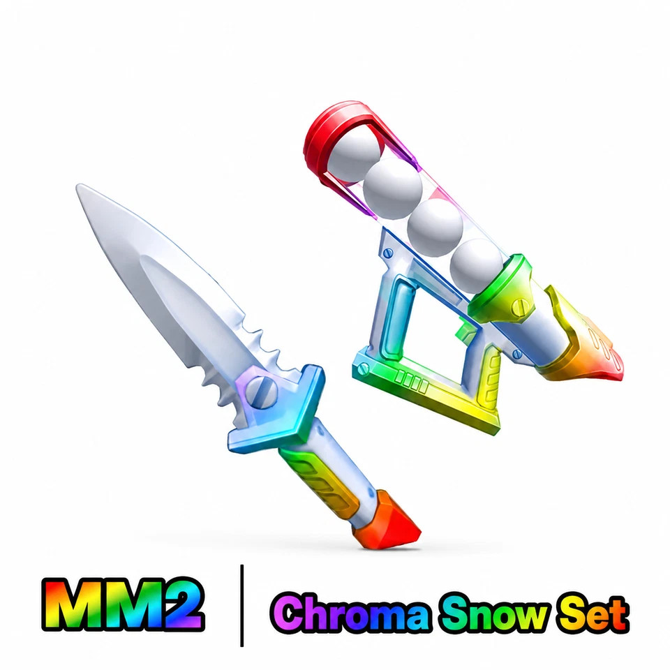 MM2 - Murder Mystery 2 - Chroma Snow Set - Best Price !