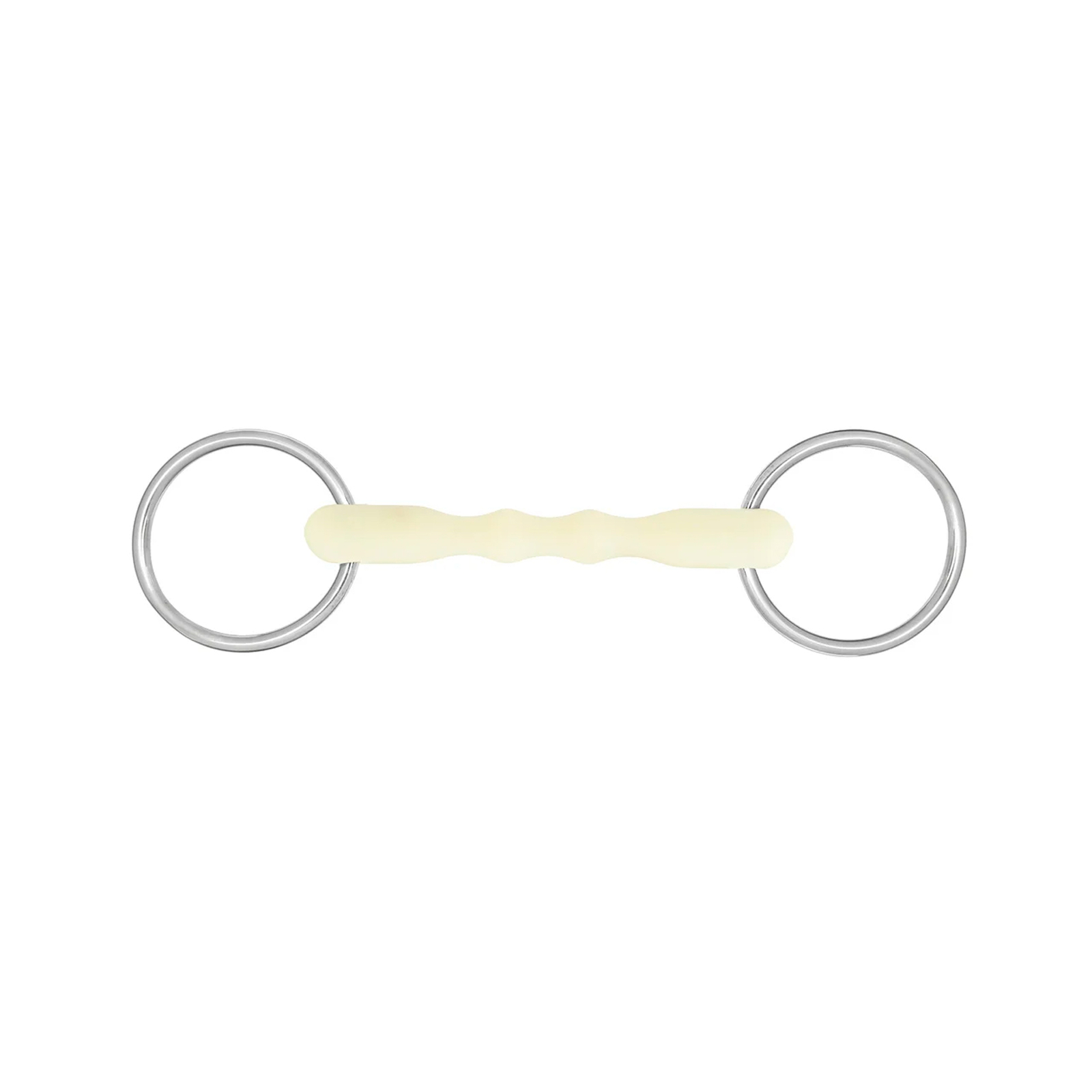 HAPPY MOUTH BIT Shaped Mullen Durable Flexible Mouth Loose Ring for Horse, Sizes