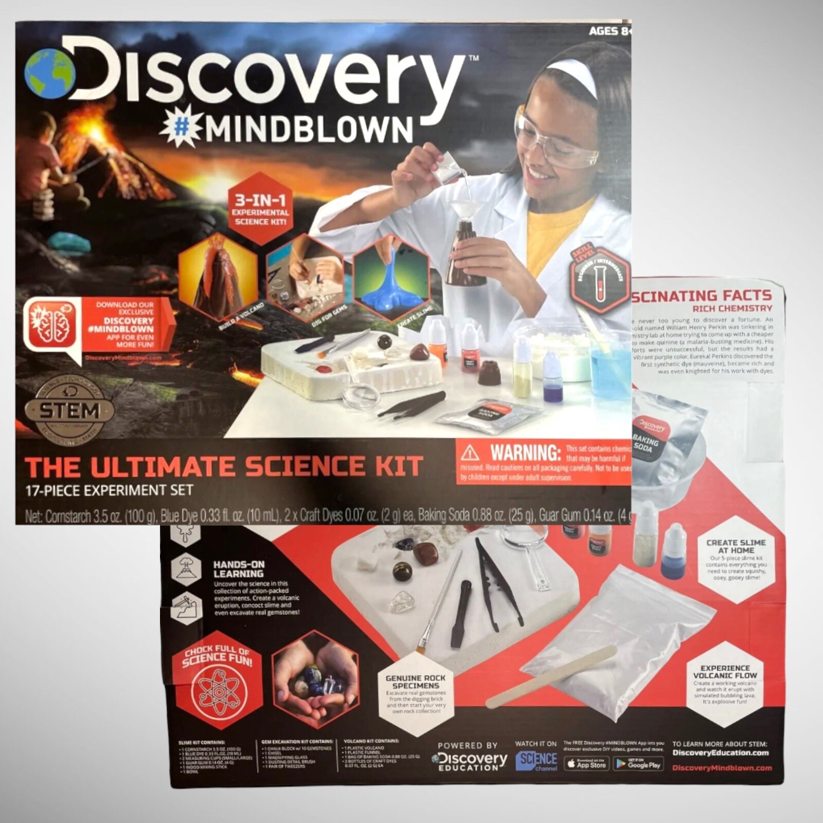 Discovery #Mindblown Ultimate Science Kit 17 Piece Set - In Home Science