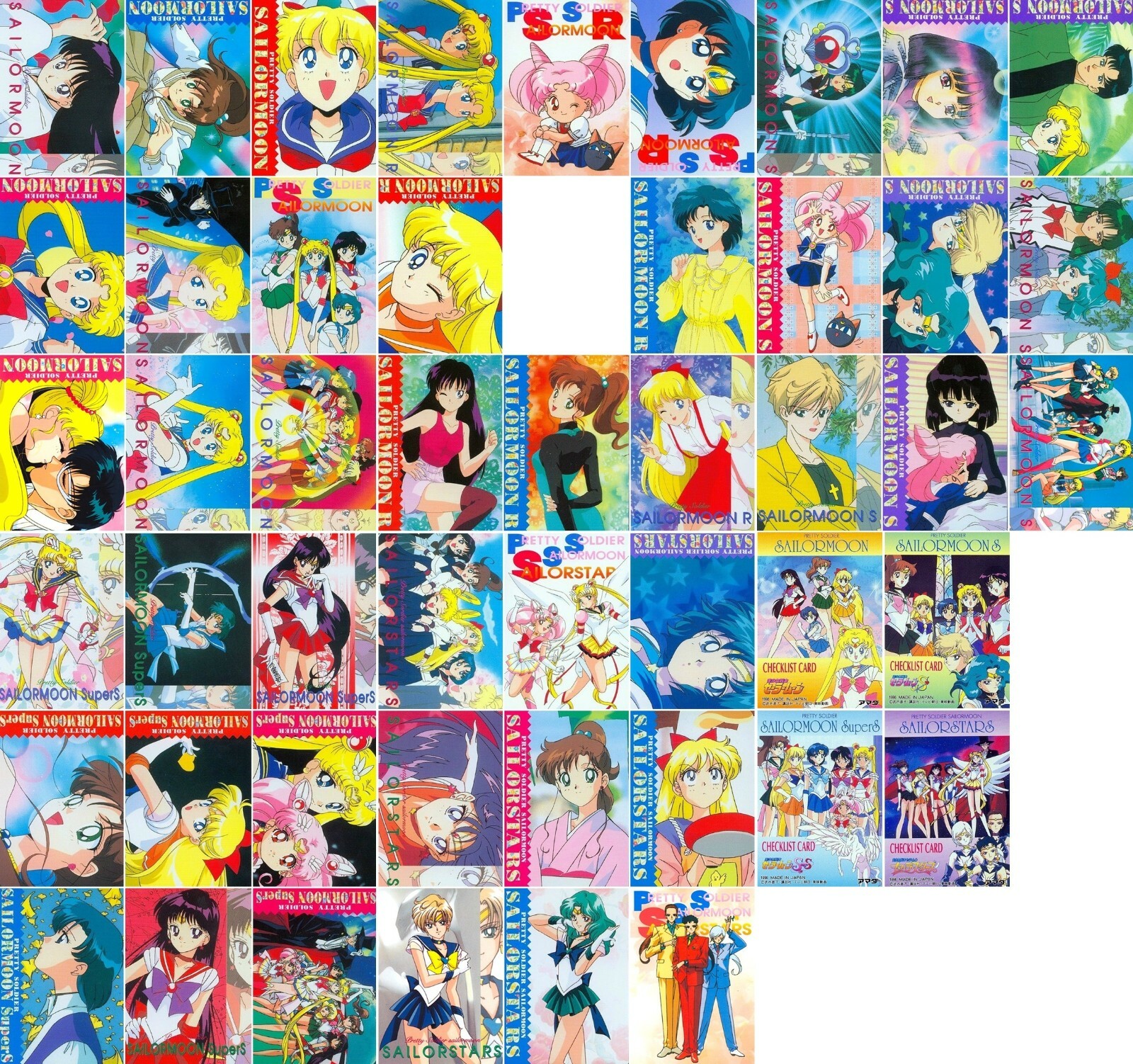 Sailor Moon Vintage Japan Fifth Anniversary Memorial Trading Card [EX] CHOOSE