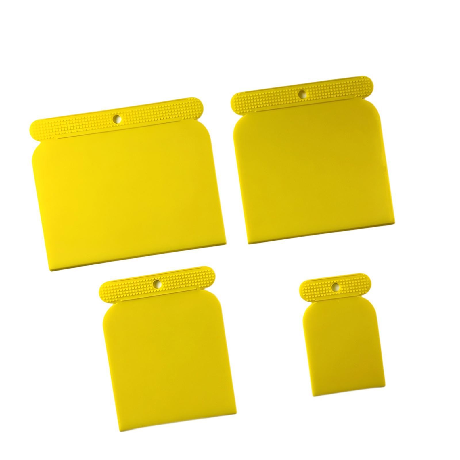 4x Putty Scrapers Spreader Comfort Handle Reusable Wall Plastering Tool for