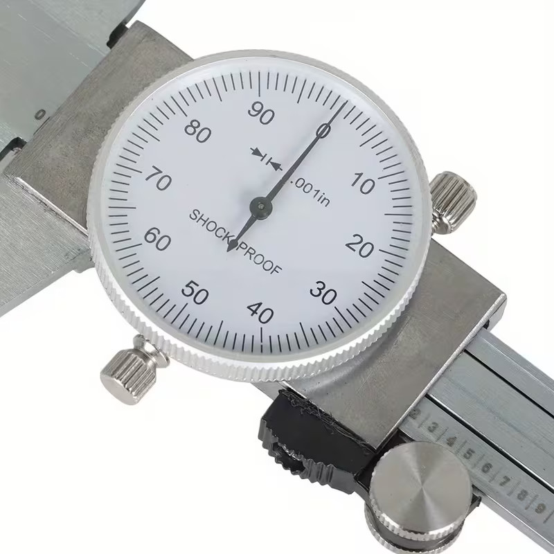 5pc  BRAND NEW 0-6" STAINLESS STEEL DIAL CALIPER