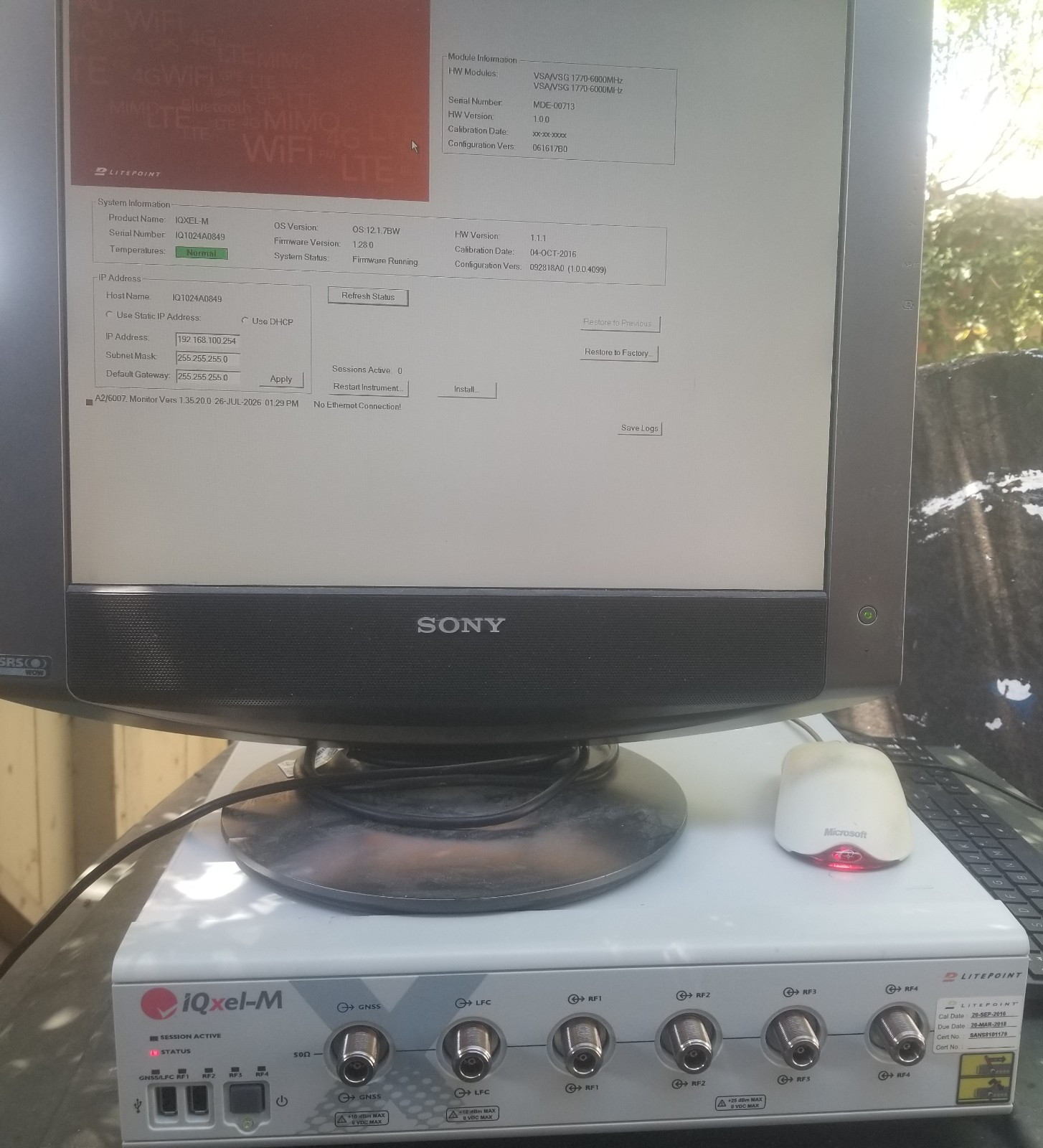 Litepoint IQxel-M VSA/VSG 1770-6000MHz Vector Signal Analyzer & Generator