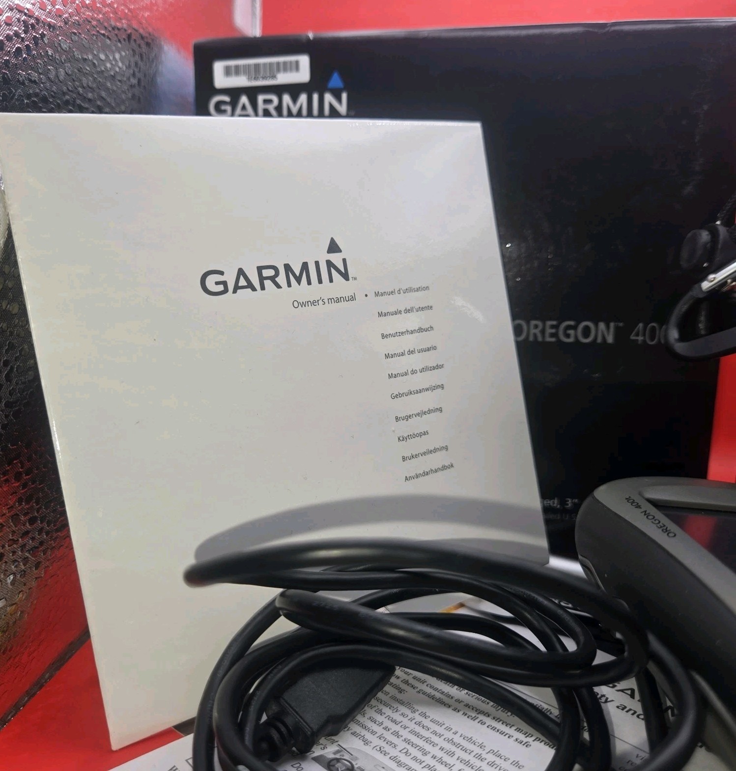 Garmin Oregon 400t GPS Handheld Touchscreen Great condition, Lowepro Case & Box