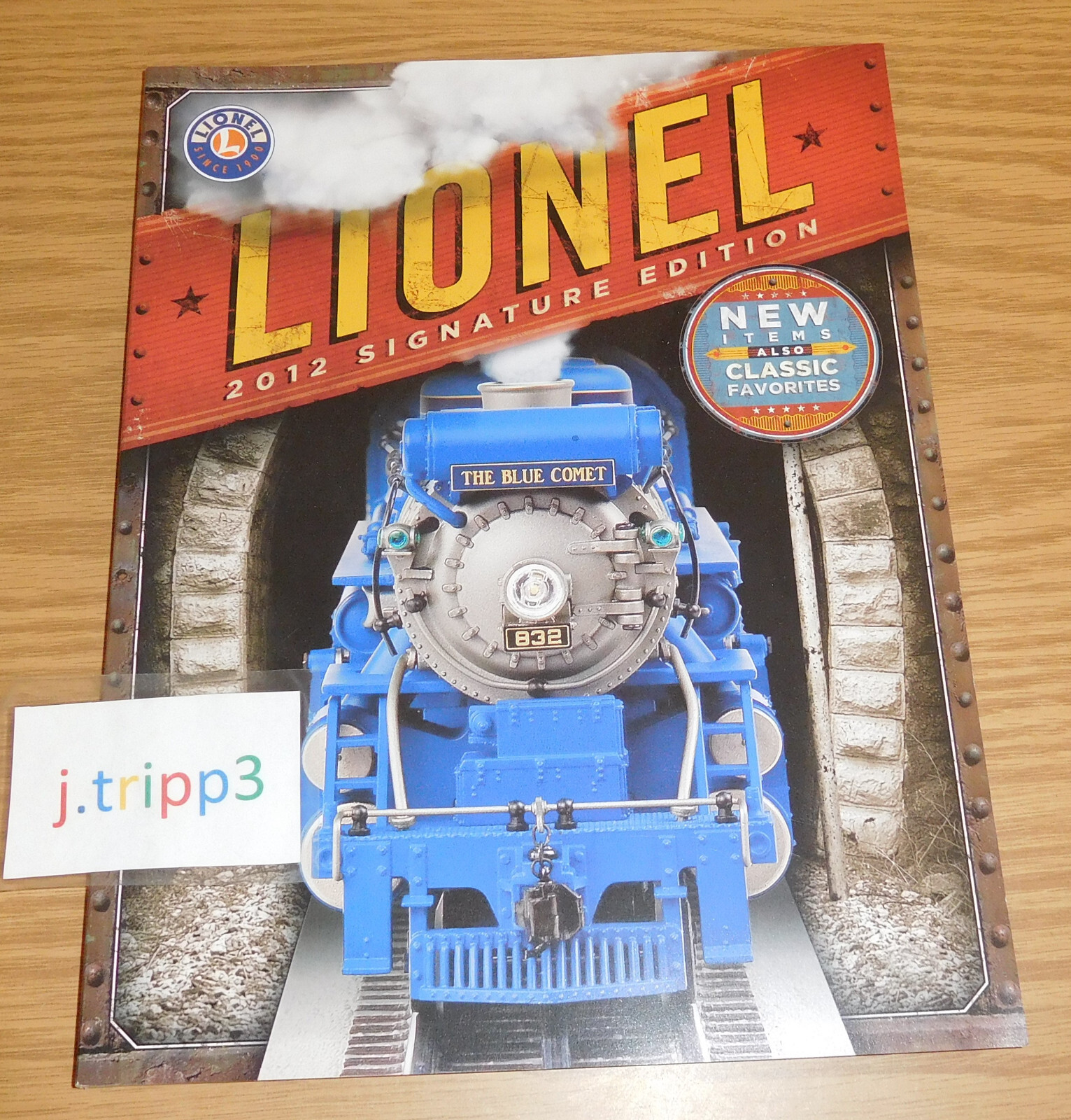 Lionel Trains 2012 Signature Volume 1 Catalog O Gauge Scale Blue Comet Cover