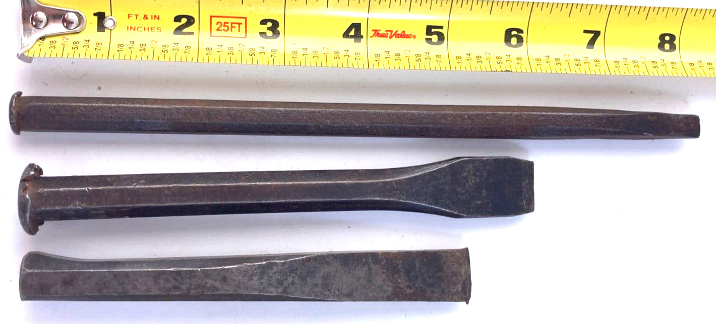 Shop Cleanout ~ Lot Of 3 Used Chisels. WYSIWYG
