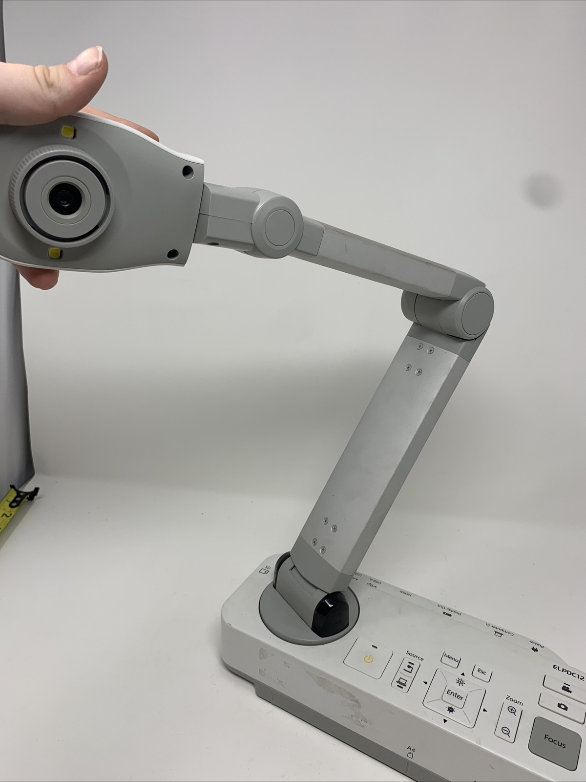Epson document camera ELPDC-12 HDMI No power cord or remote sold not working