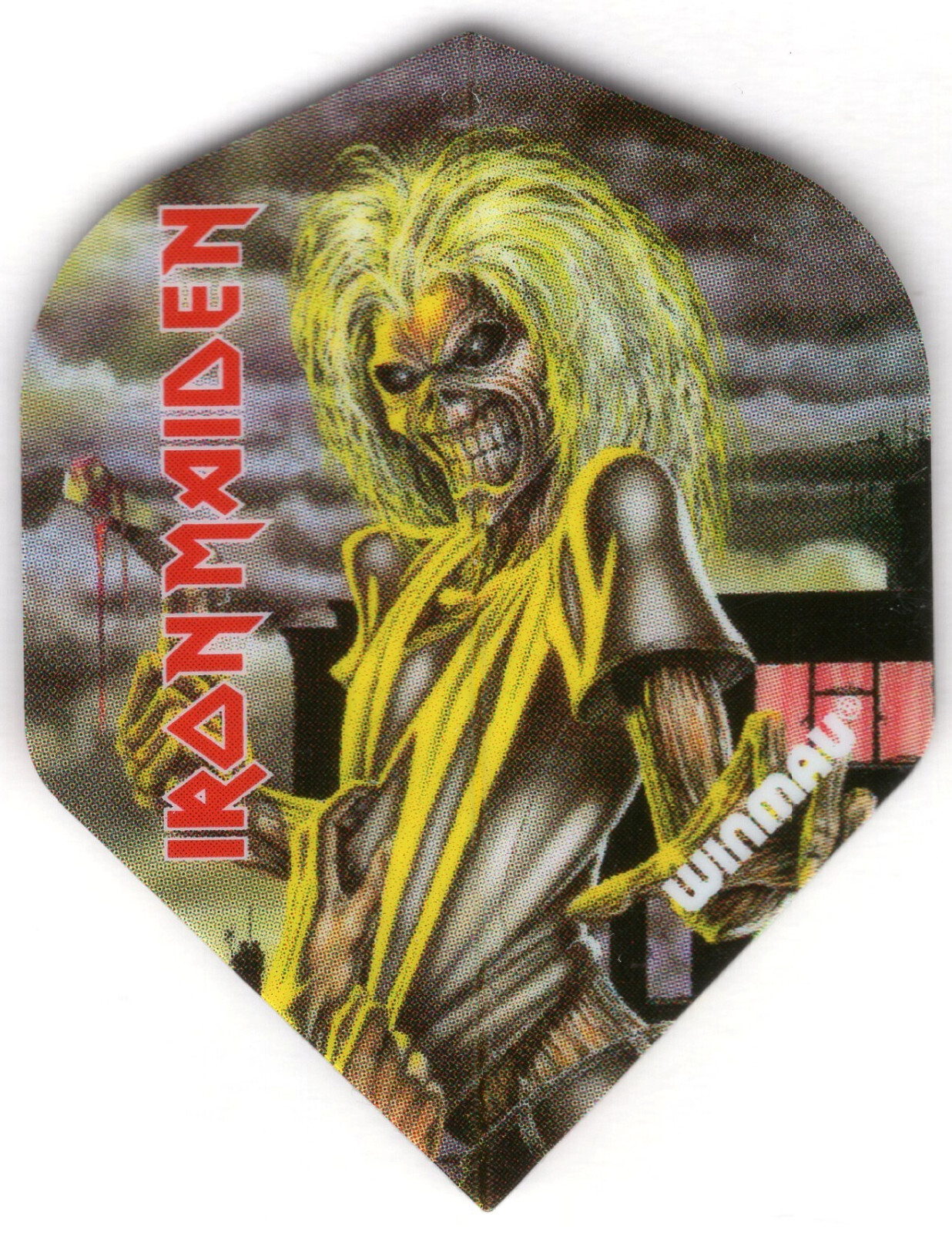 IRON MAIDEN "EDDIE THE HEAD" Dart Flights: 3 per set