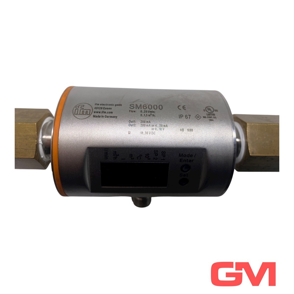 ifm flow sensor SM6000 SMR12GGXFRKG/US-100 flow meter