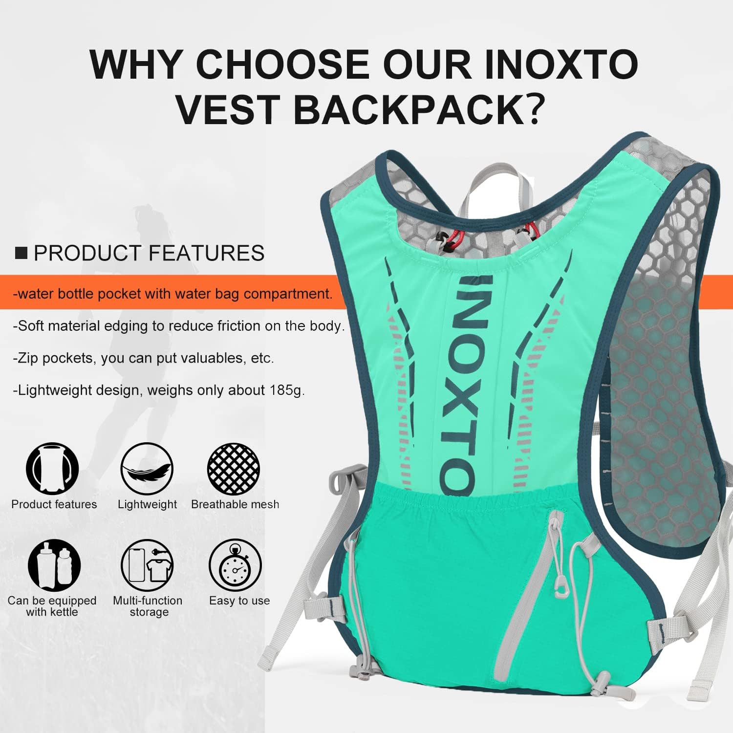 Running Hydration Vest Backpack