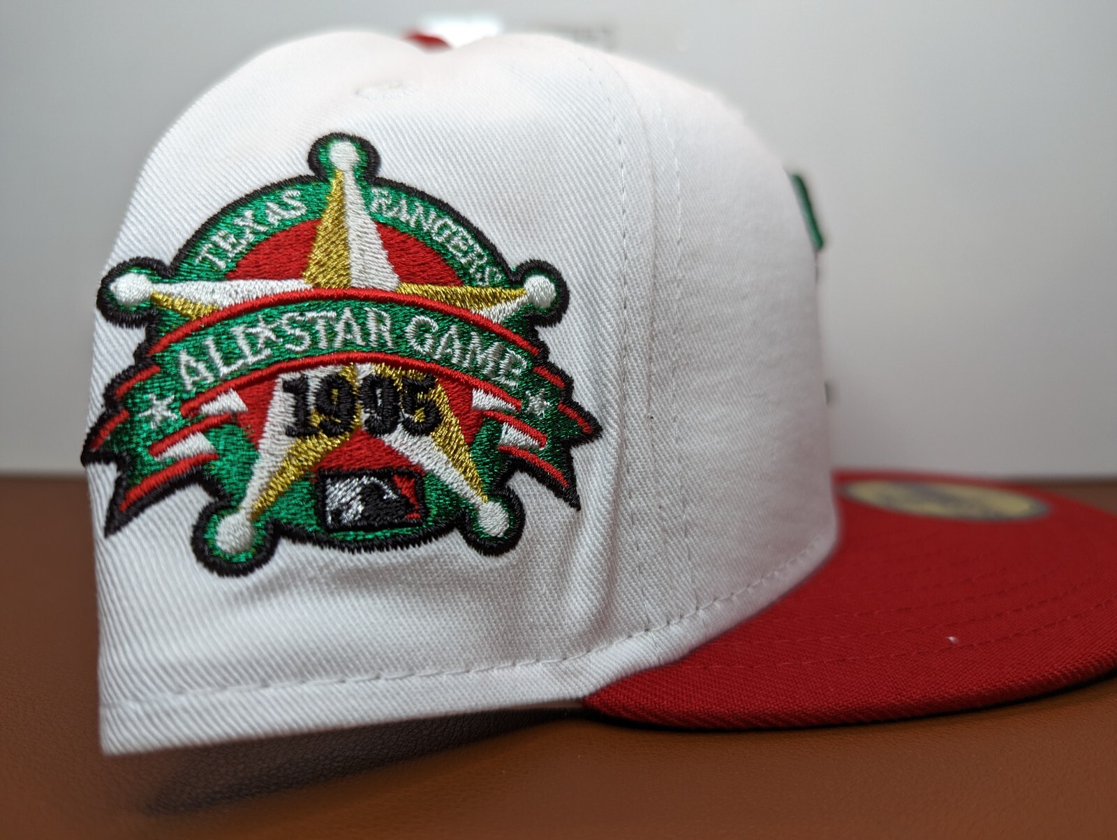 Myfitteds 59FIFTY Texas Rangers 1995 Castrol Tom's Supra White Red Green 7 3/8