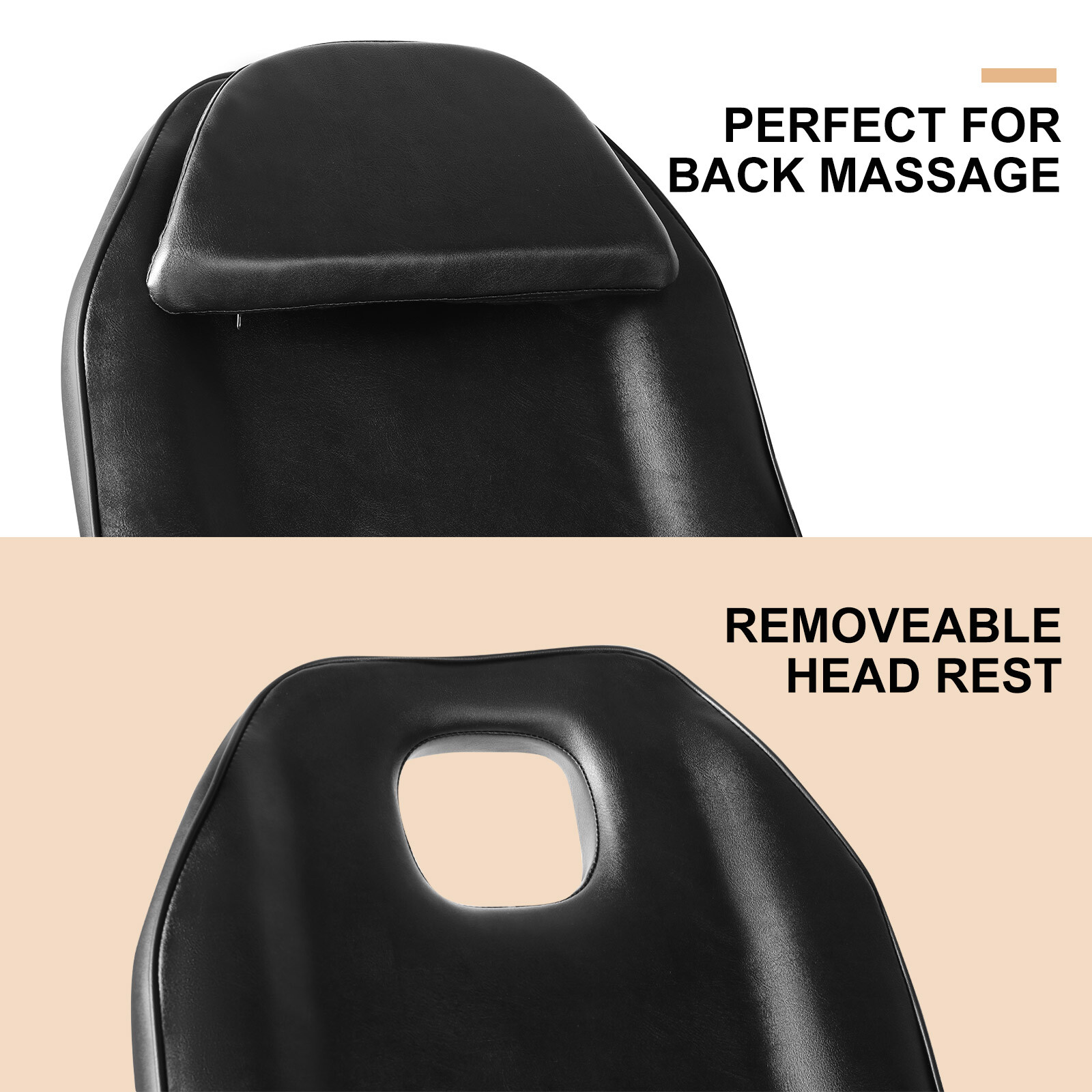Multifunction Black Facial Bed Tattoo Salon Massage Table Beauty Spa Storage Box