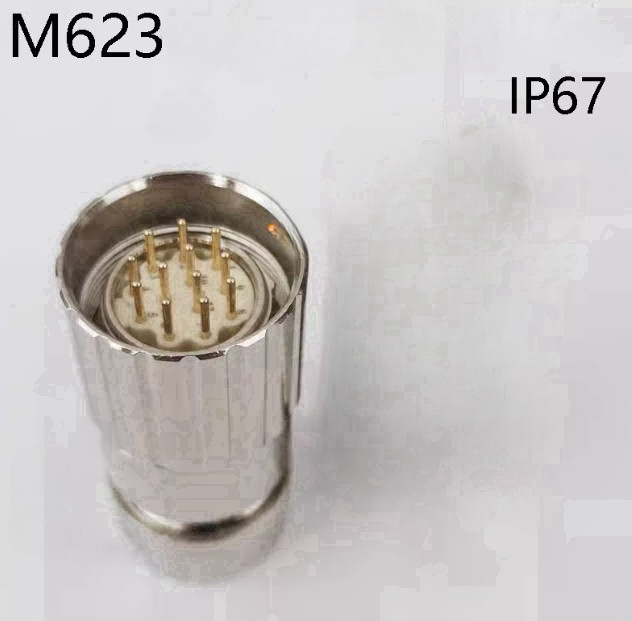 Servo motor M623 encoder power male socket M623- 6/8PIN K connector