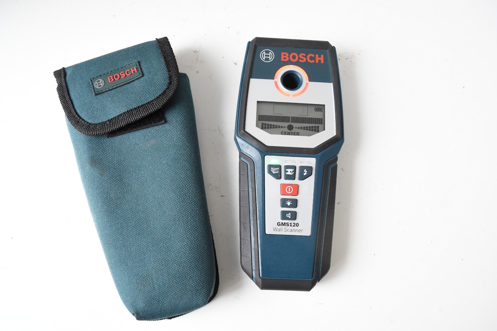 BOSCH GMS 120 Professional Wall Stud Finder Detector Electrical Metal With Case
