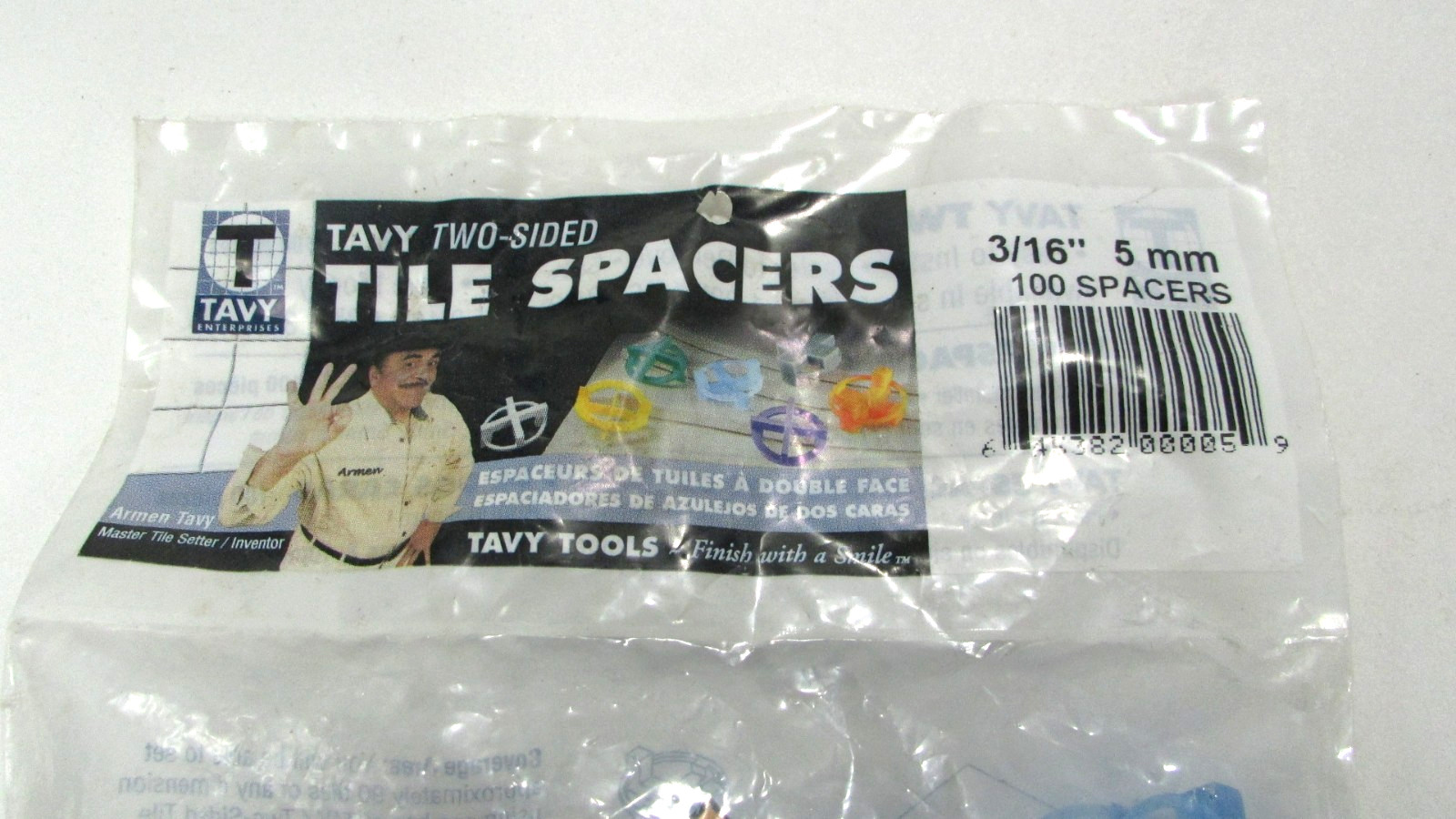 TAVY 4 Corner View Spacers 3/16" 5mm- Bag 100