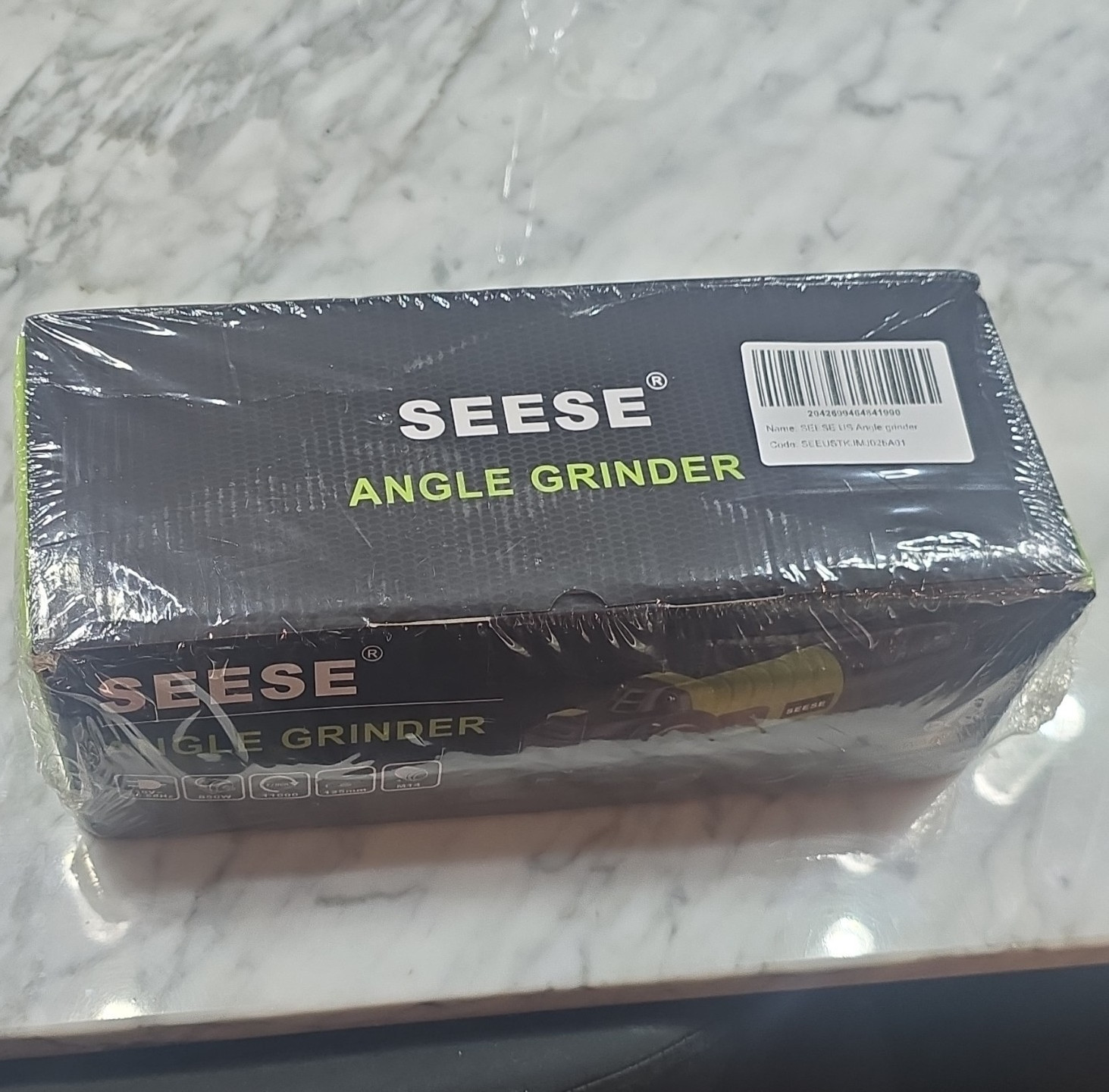 SEESE Angle Grinder Tool - SEESE Angle Grinder Model, Black & Green