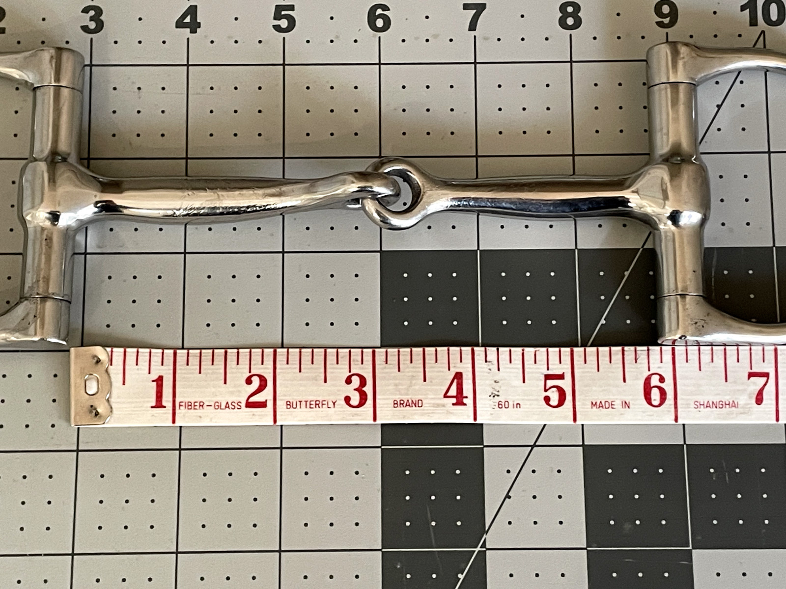 Korsteel D Ring Single Joint Snaffle Bit - 5.75" (hard to find size!)