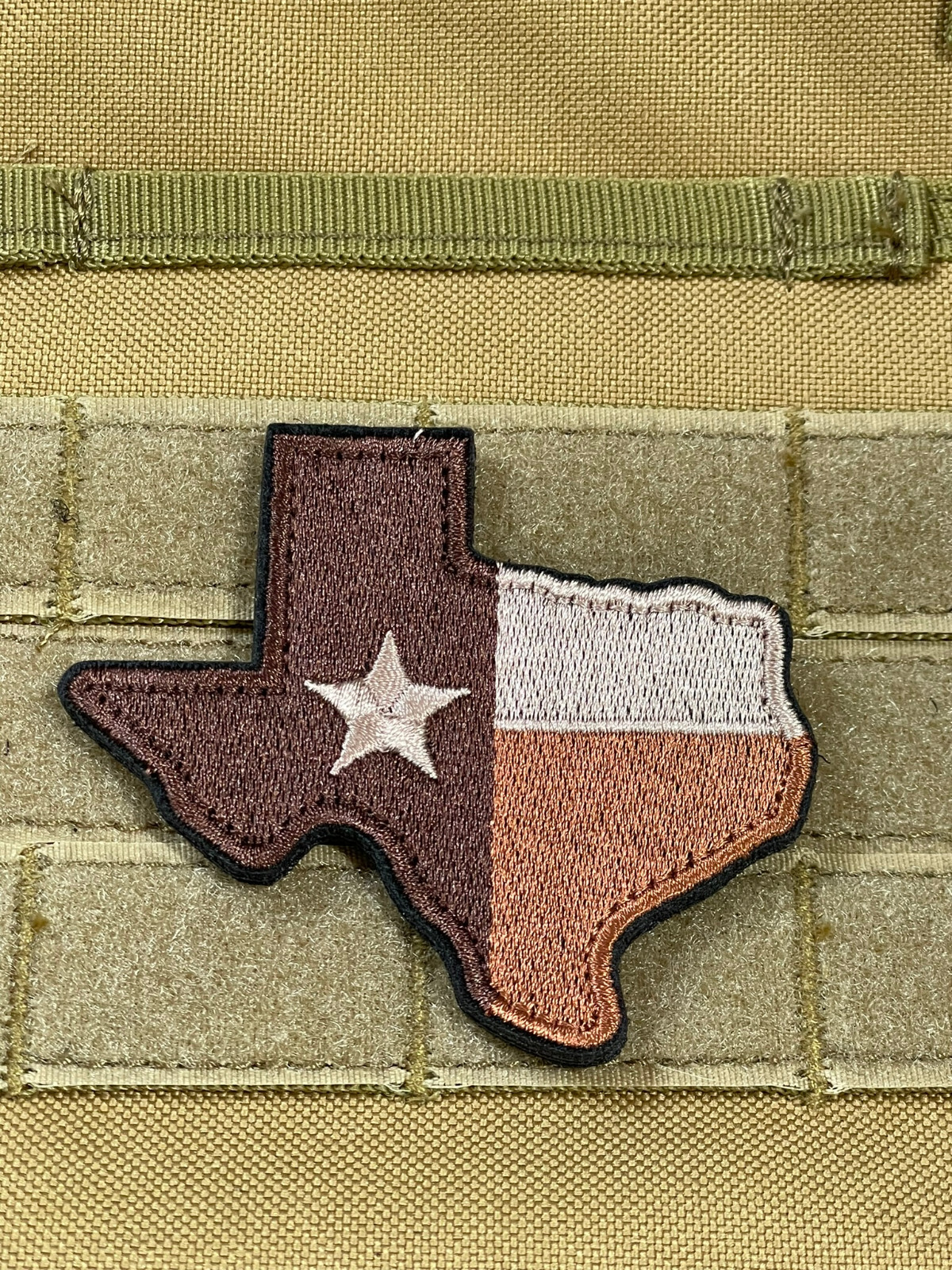 Teax Flag Patch Tactical Military Morale Hook Loop backed