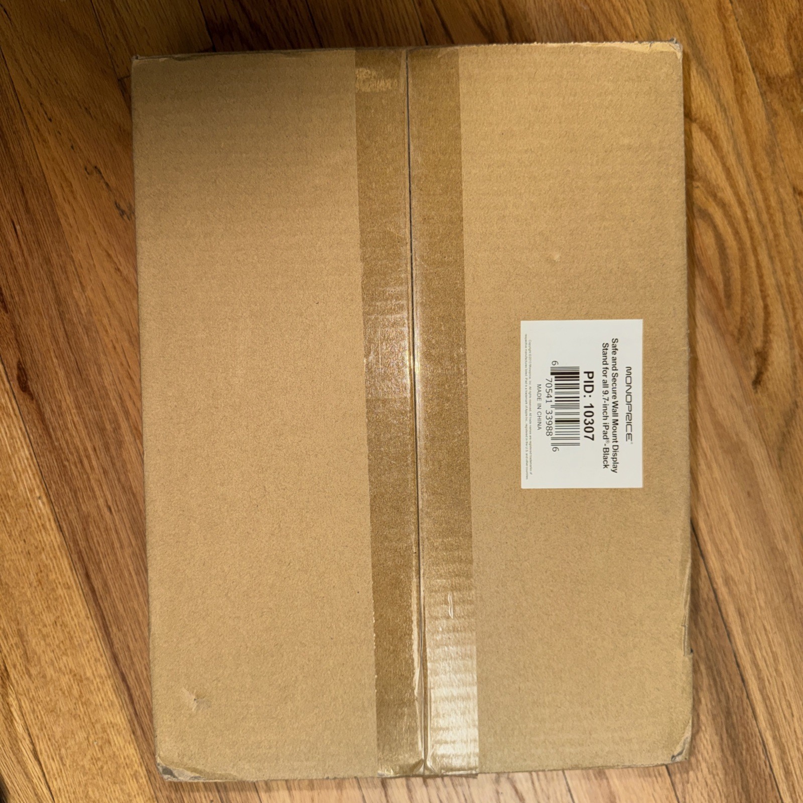 Monoprice Safe + Secure Wall Mount Display Stand for 9.7" iPad 10307, Sealed Box