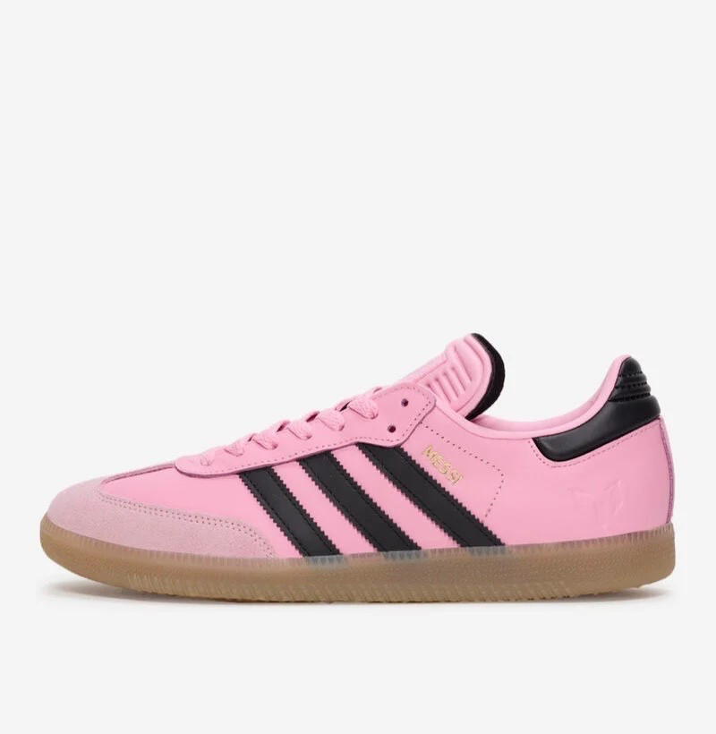 Adidas Mens Samba Messi Indoor Soccer Shoes Sneakers Size 11 Pink Black JP7844