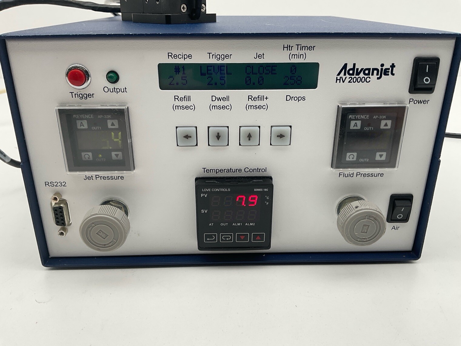 Advanjet (Graco) HV 2000C, HV 2000 Non Contact Jet Dispenser w/controller