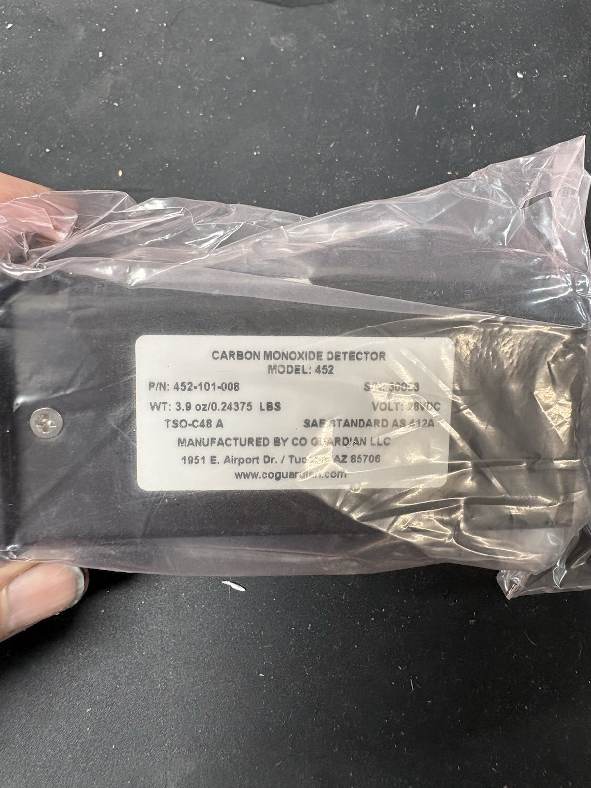 CO Guardian Carbon Monoxide Detector