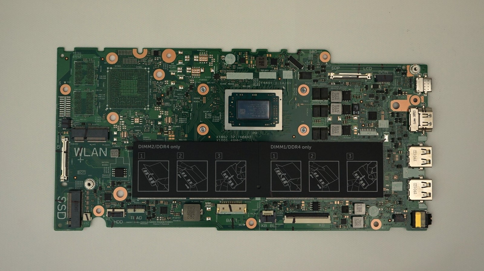 Dell Laptop Motherboard for Inspiron 14 5485 - AMD Ryzen 7 3700U - 984NW