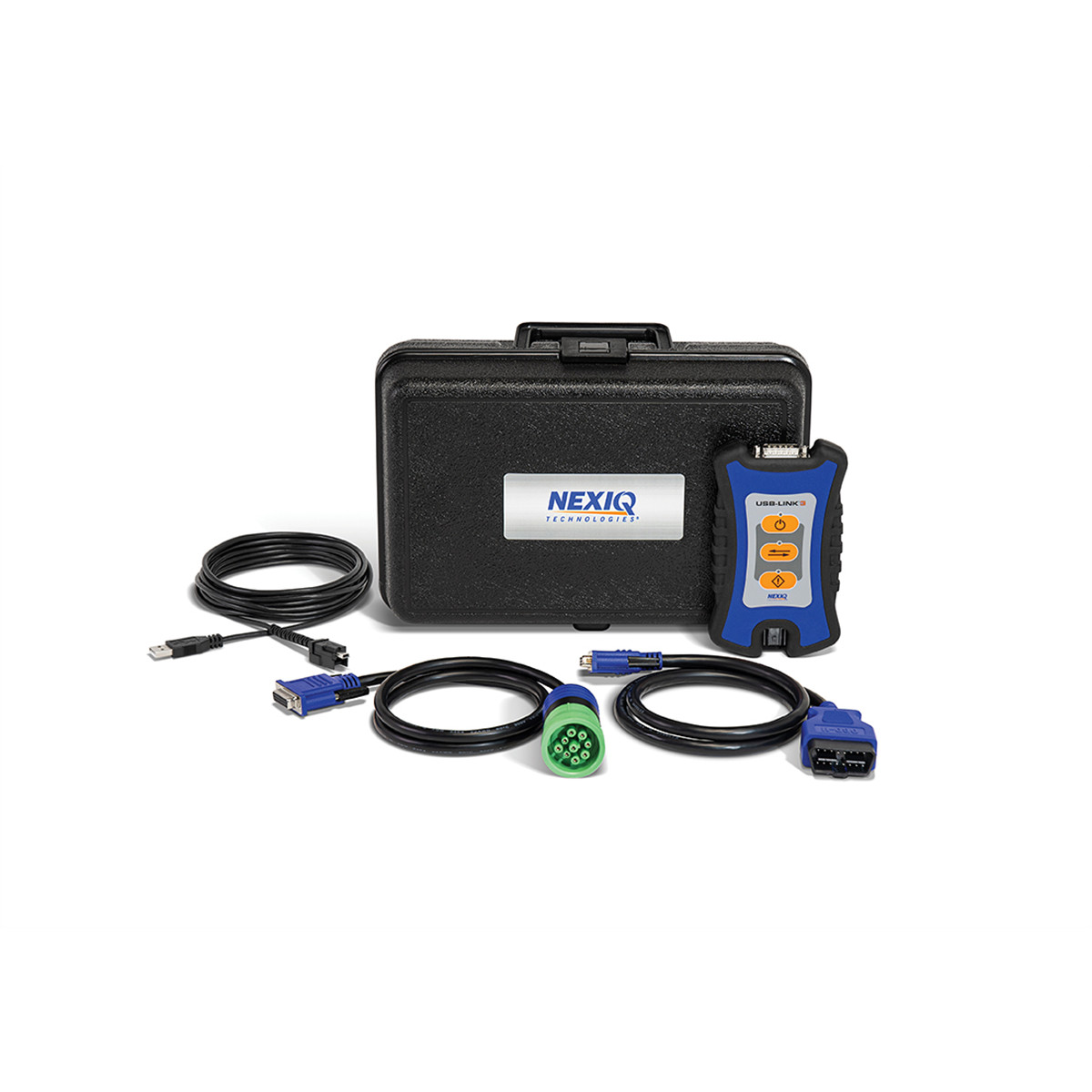 NEXIQ 121054 USB Link 3 Wired Vehicle Communication Interface with Adapters