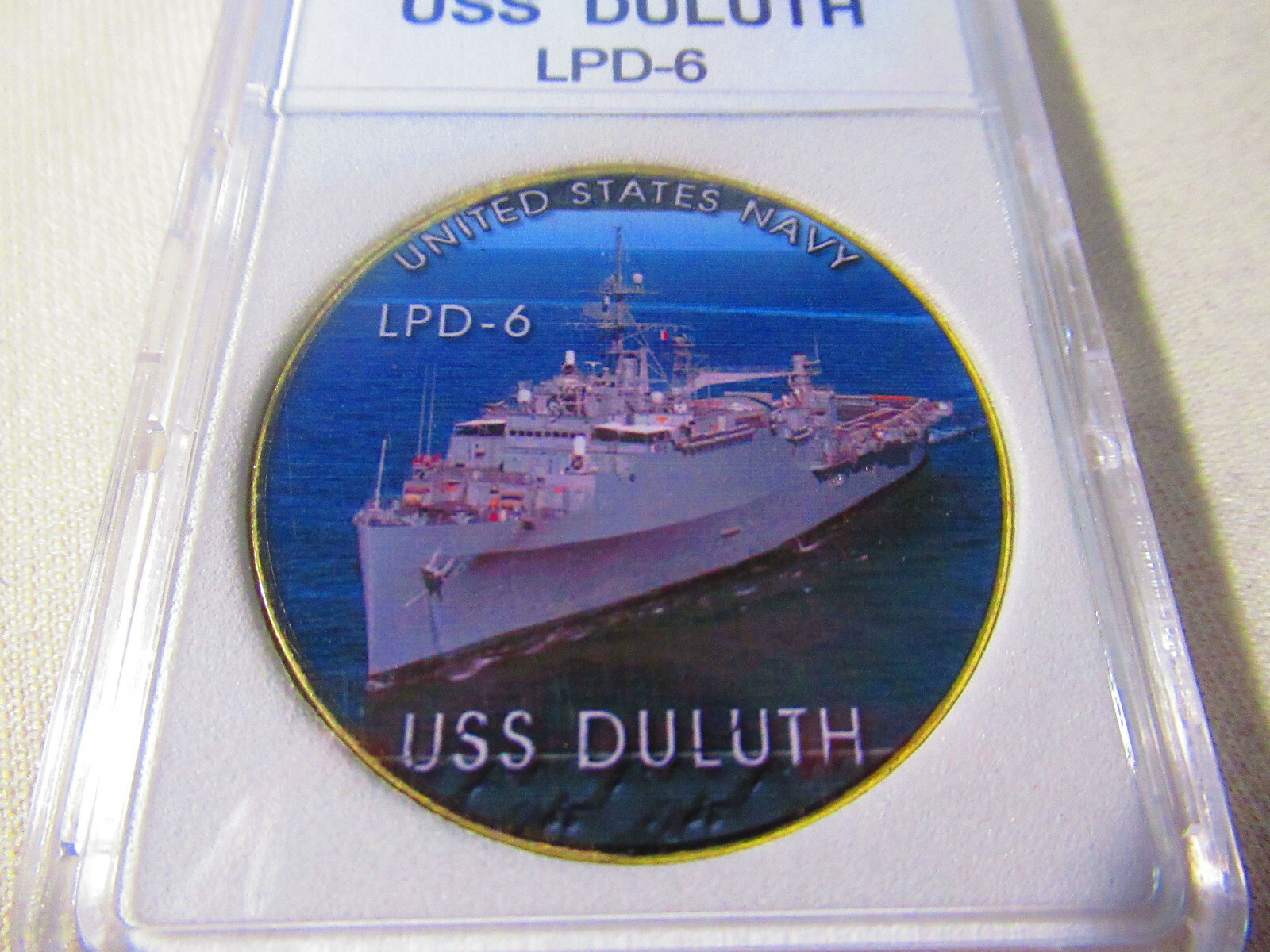 US NAVY - USS DULUTH (LPD-6) Challenge Coin