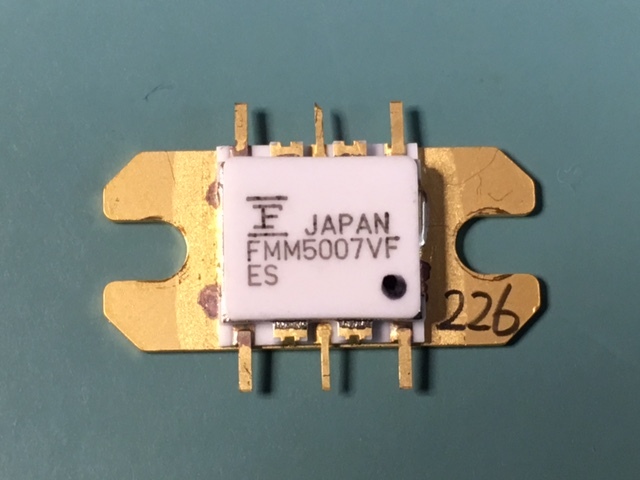 NEW RARE FUJITSU FMM5007VF/101, KU BAND POWER AMPLIFIER  MMIC 14.0 TO 14.5GHZ