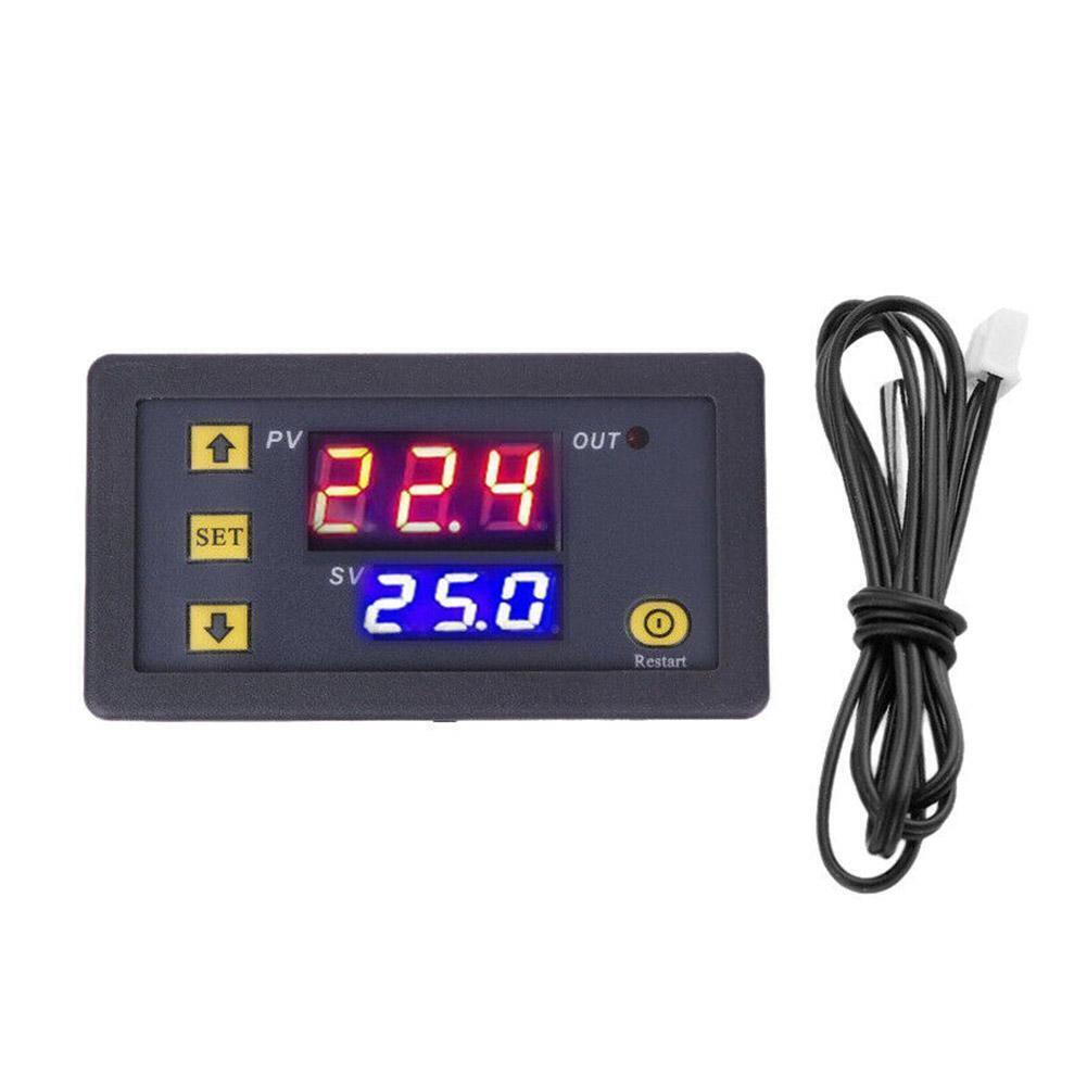 2X 12V 20A Digital Temperature Controller Switch Probe Thermostat Control W3230