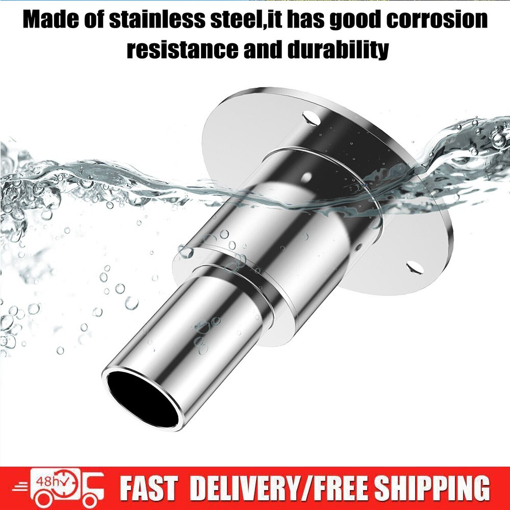 24mm Thru Hull Exhaust Skin Fitting Tube Pipe Air-Diesel Heater For Car Boat