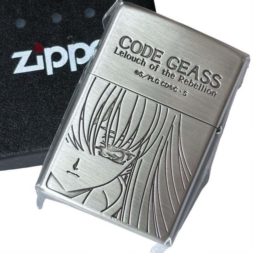 Zippo Code Geass Lelouch of the Rebellion C.C. Silver Regular Lighter