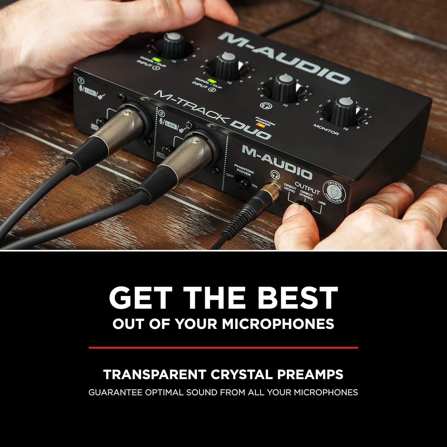 Professional Audio Interface for Musicians and Podcasters with 20kHz Response