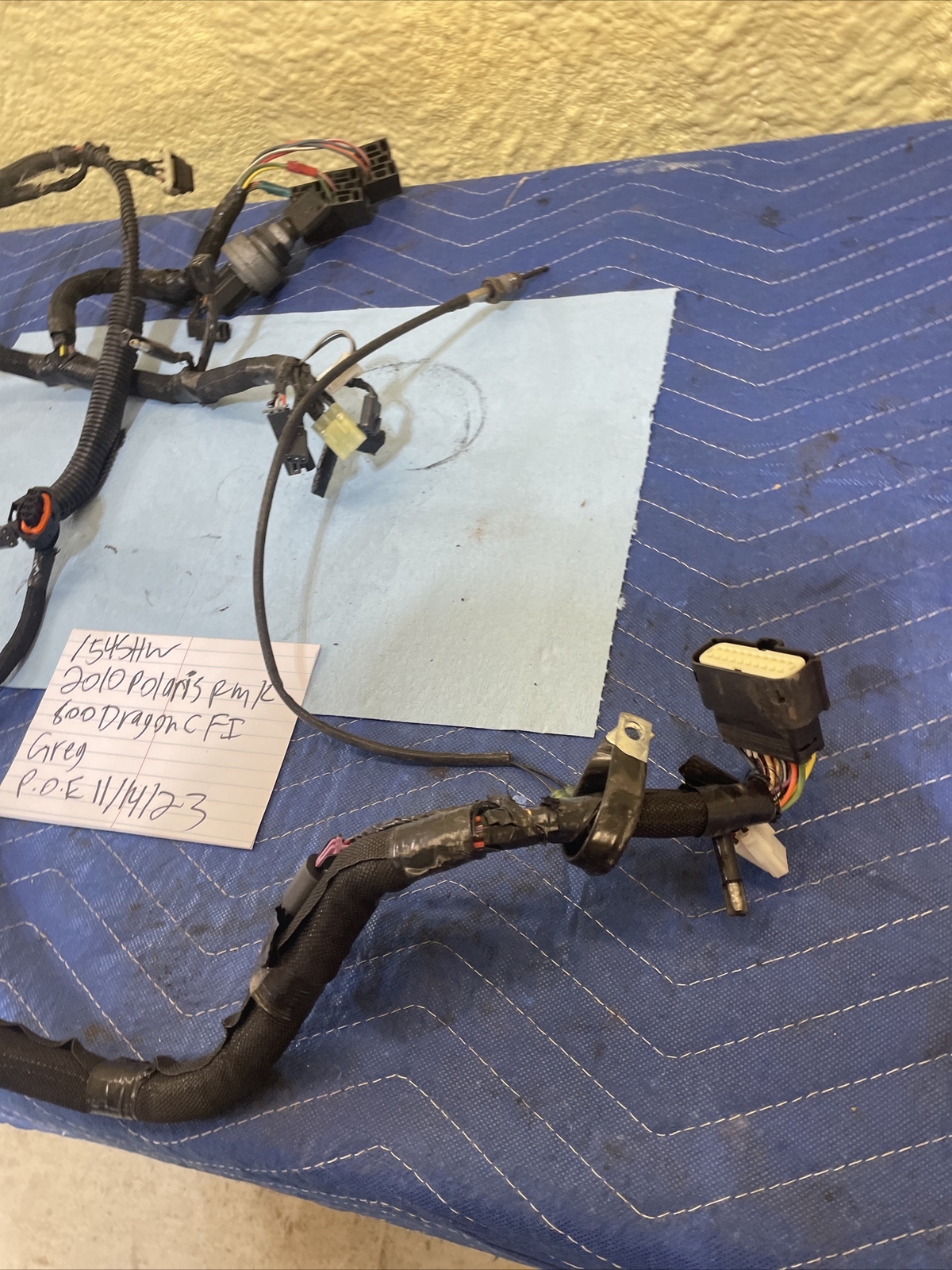 2010 Polaris Dragon Rmk 800 Main Engine Wiring Harness 154